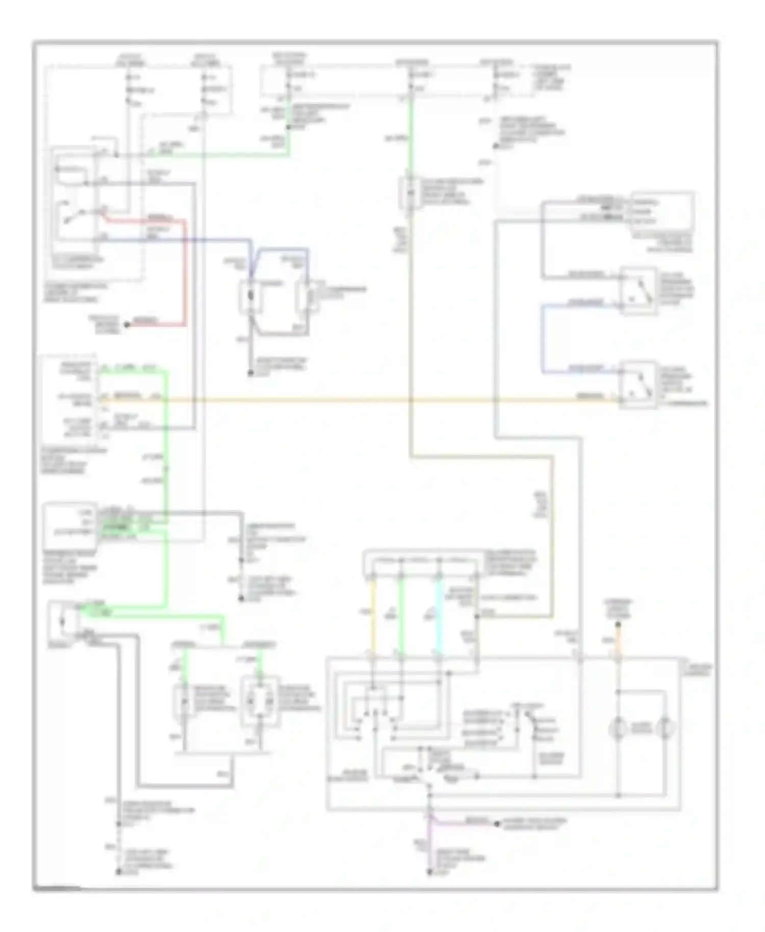 Neon Plymouth I (1993-2001): Manual a/c circuit