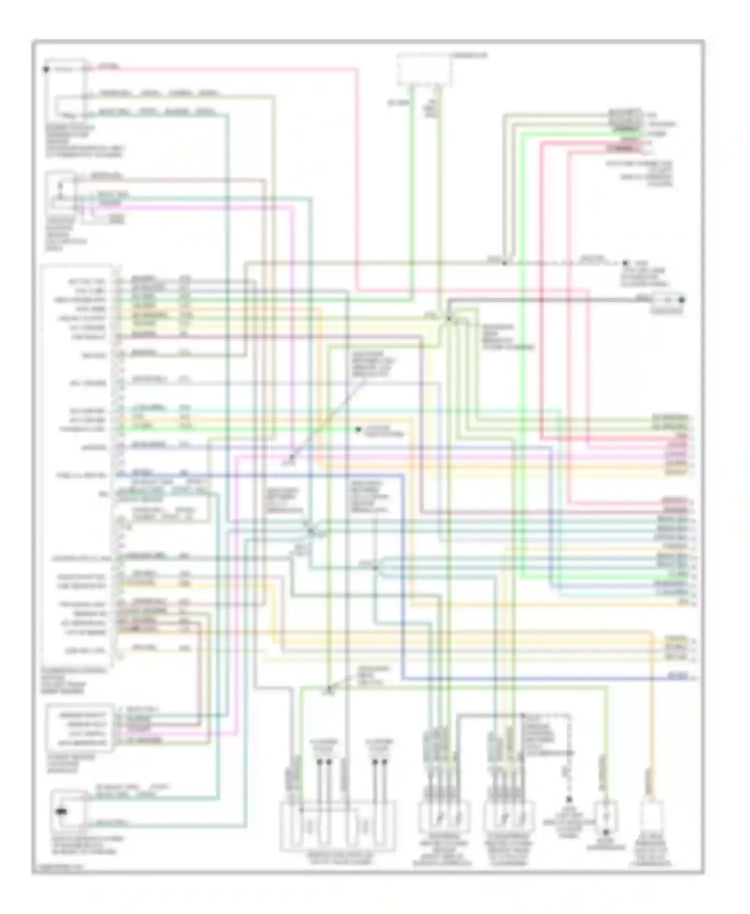 Neon Plymouth I (1993-2001): Wiring diagram engine performance 2.0ls (1 of 3)