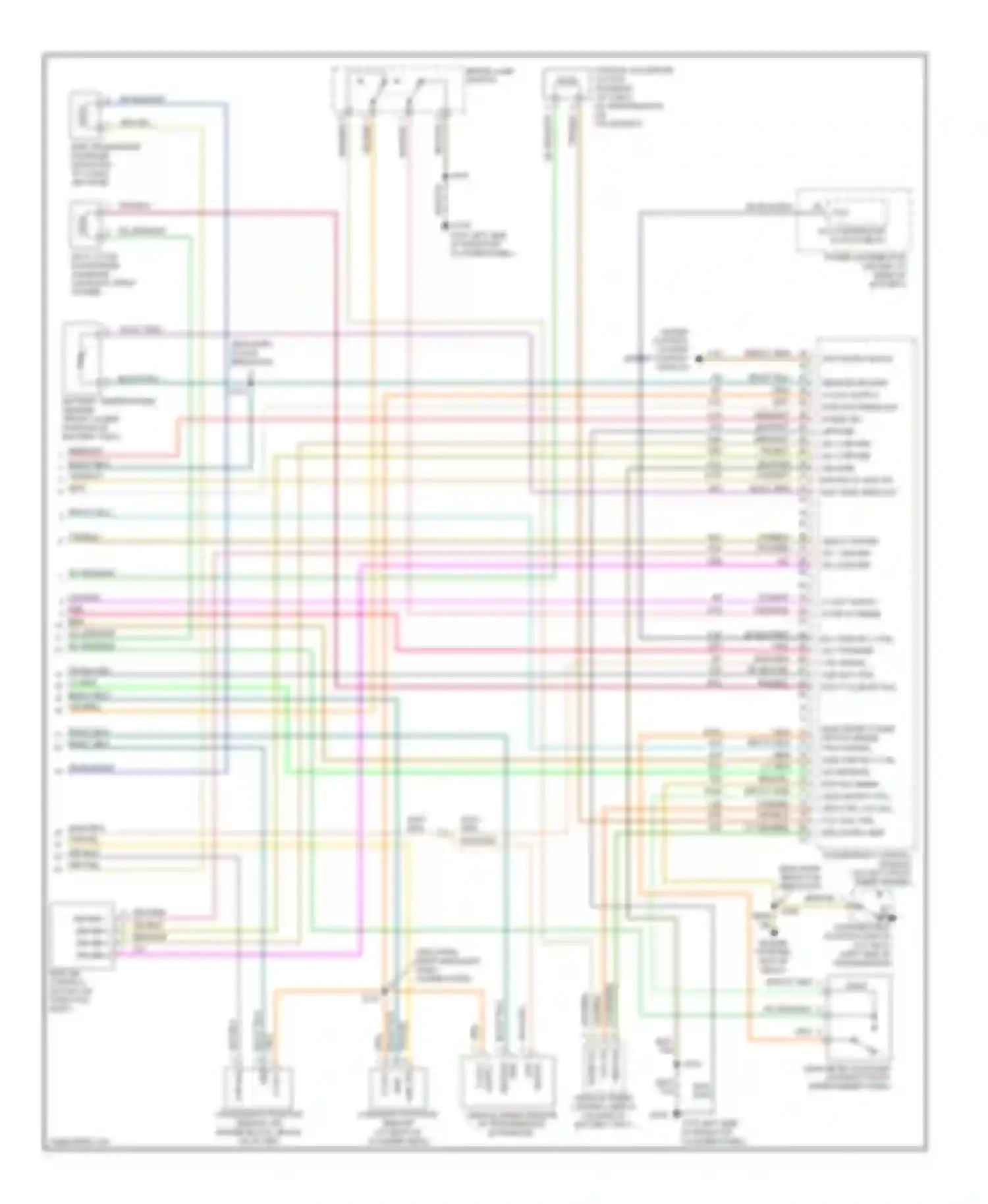 Neon Plymouth I (1993-2001): Wiring diagram engine performance 2.0ls (3 of 3)