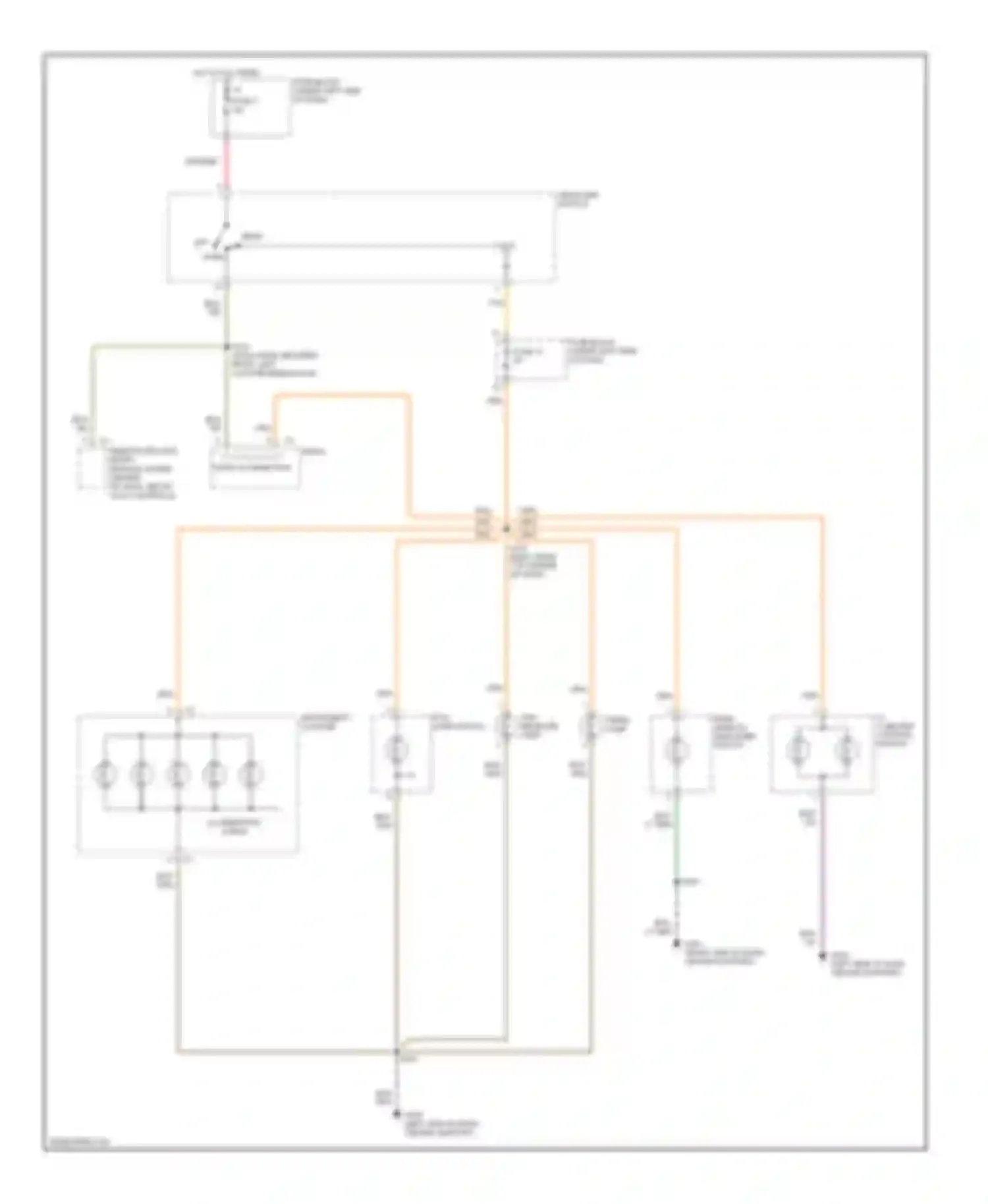 Neon Plymouth I (1993-2001): Instrument illumination circuit