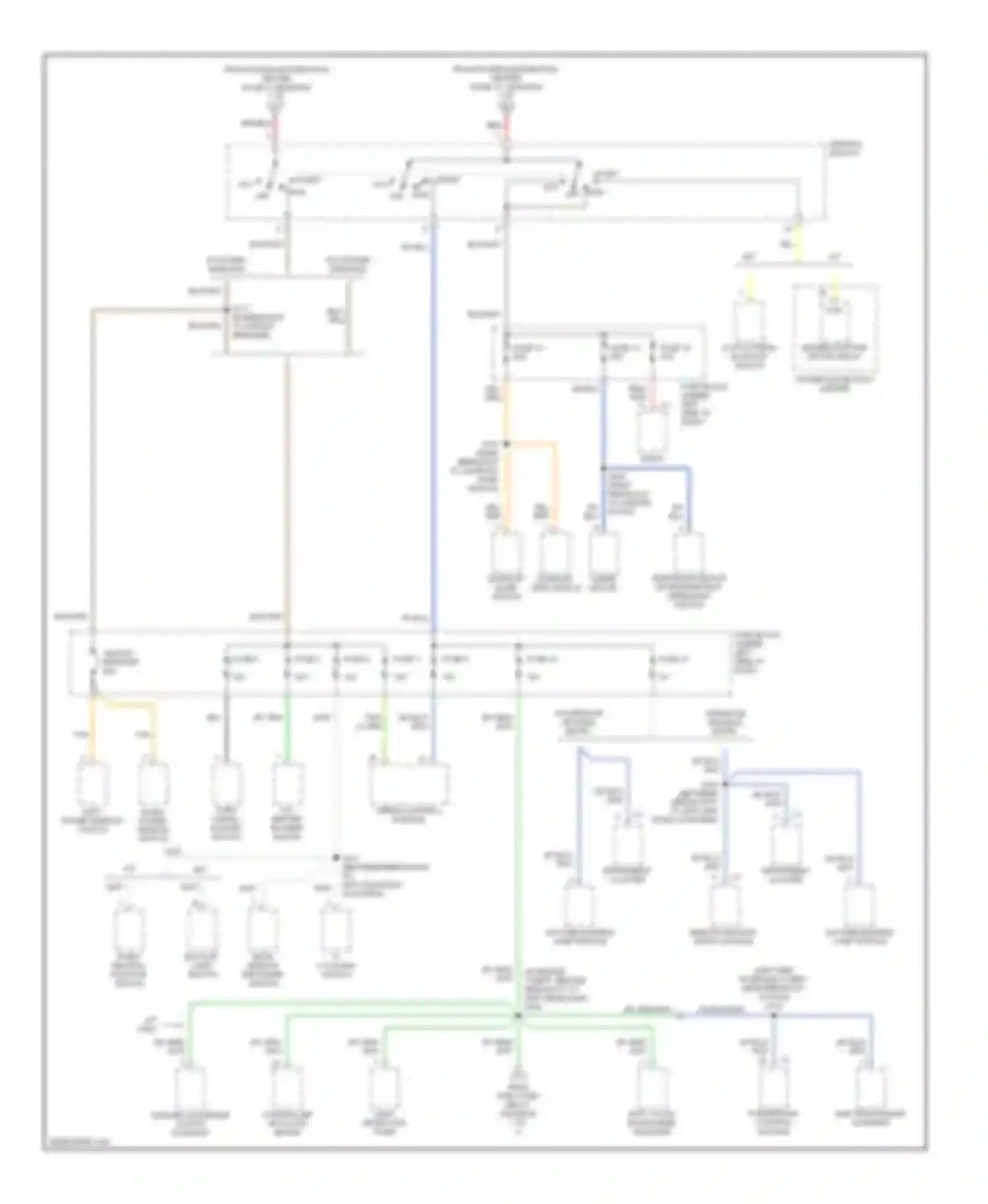 Neon Plymouth I (1993-2001): Power distribution circuit (2 of 2)