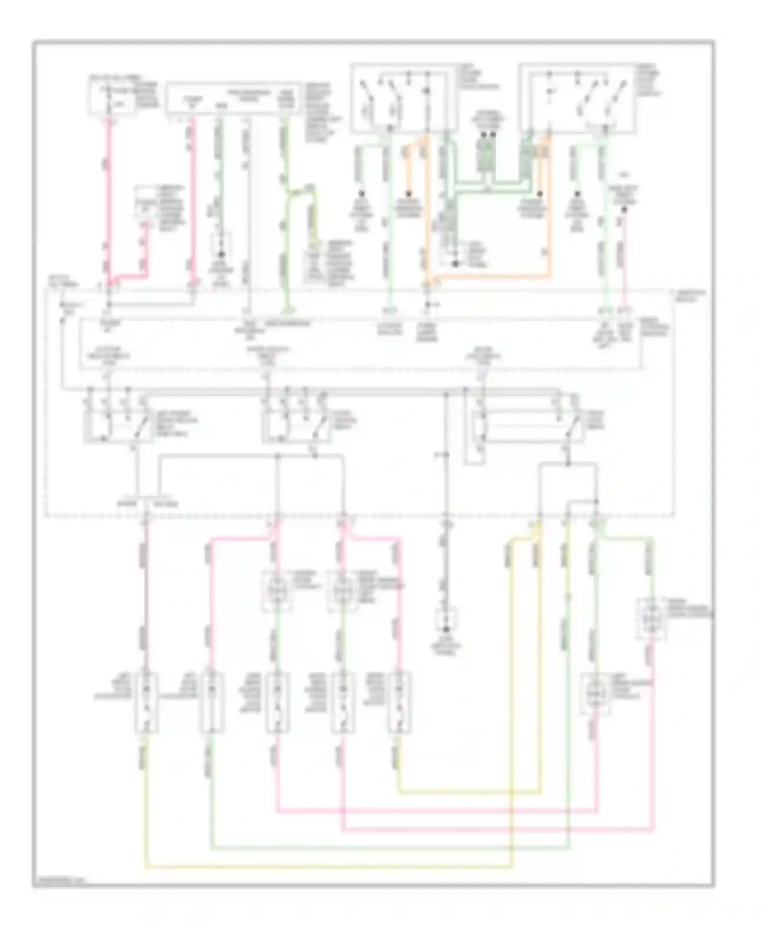 Voyager Plymouth III (1995-2000): Power door lock circuit