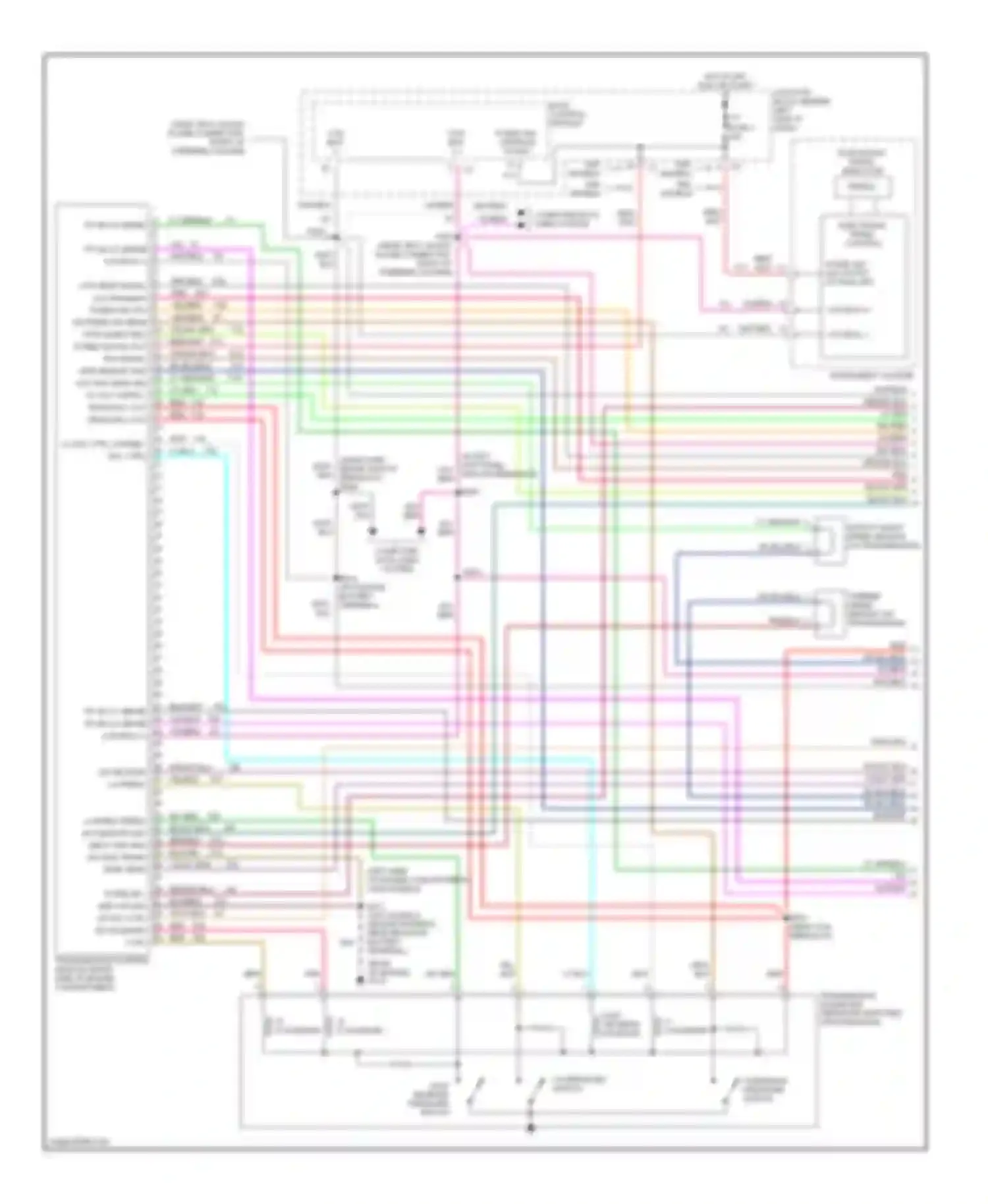 Wiring diagram computer data lines system for Plymouth Voyager III (1995-2000) (1 of 3)