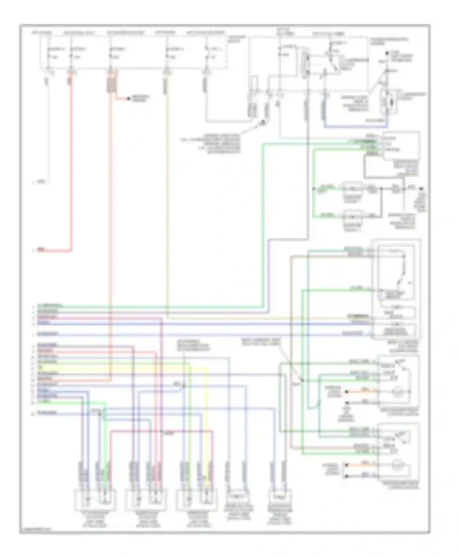 Wiring diagram evaporator temperature sensor for Plymouth Voyager III (1995-2000) (1 of 1)