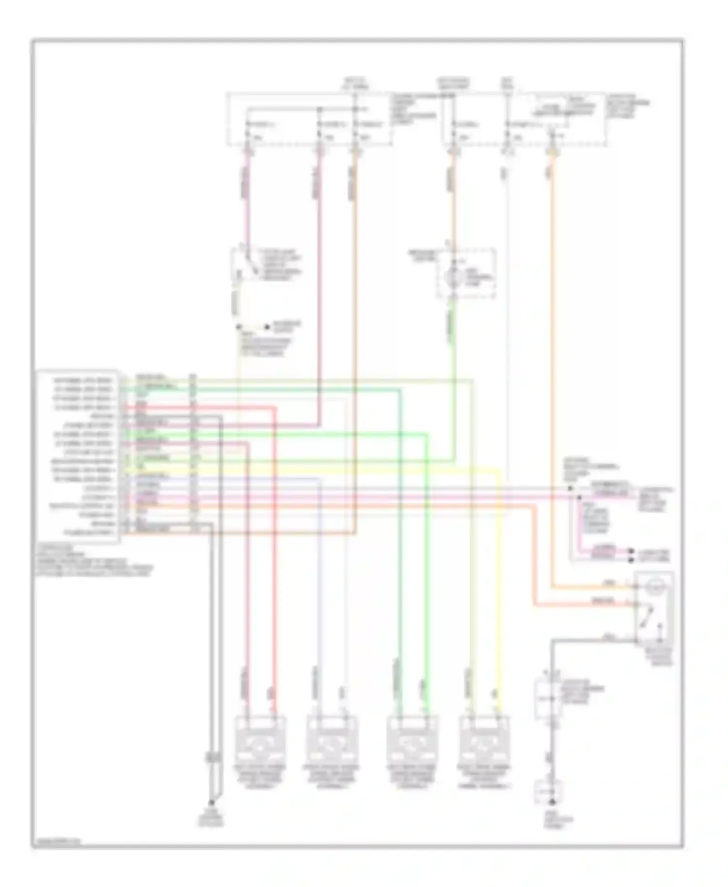 Wiring diagram hot in run and start for Plymouth Voyager III (1995-2000) (1 of 1)