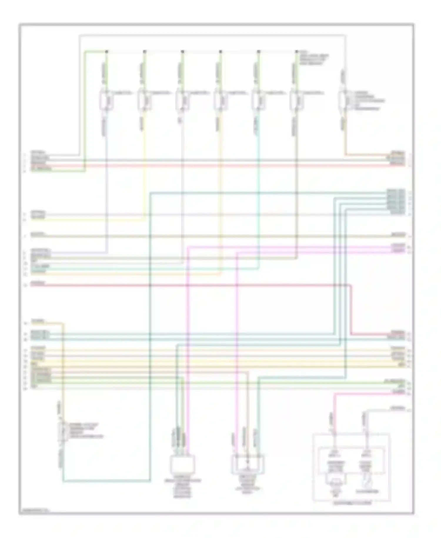 Wiring diagram tacho- meter ctrl for Plymouth Voyager III (1995-2000) (1 of 1)