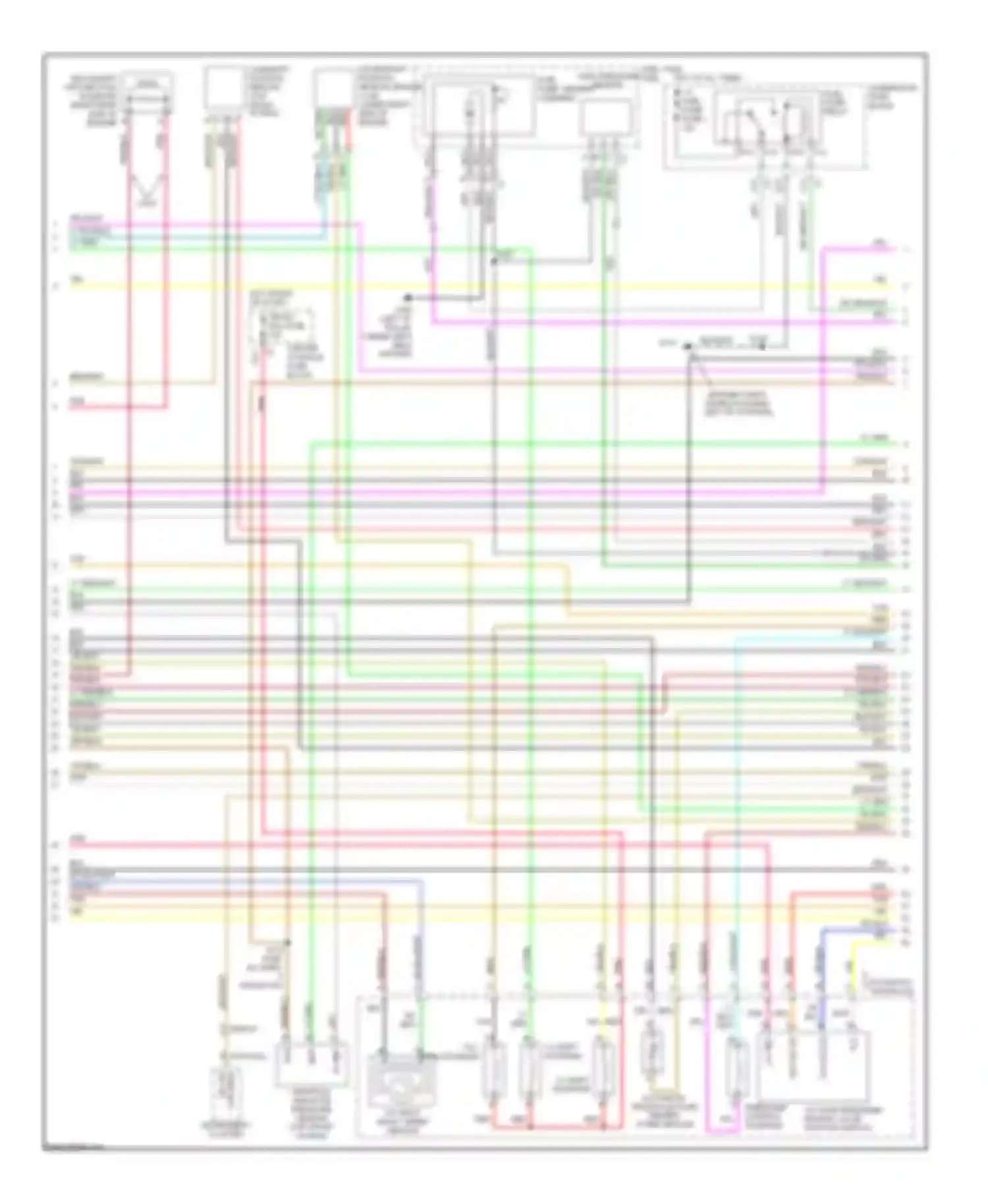Aztek Pontiac I (2001-2005): Wiring diagram engine performance 3.4l vin e (2 of 4)