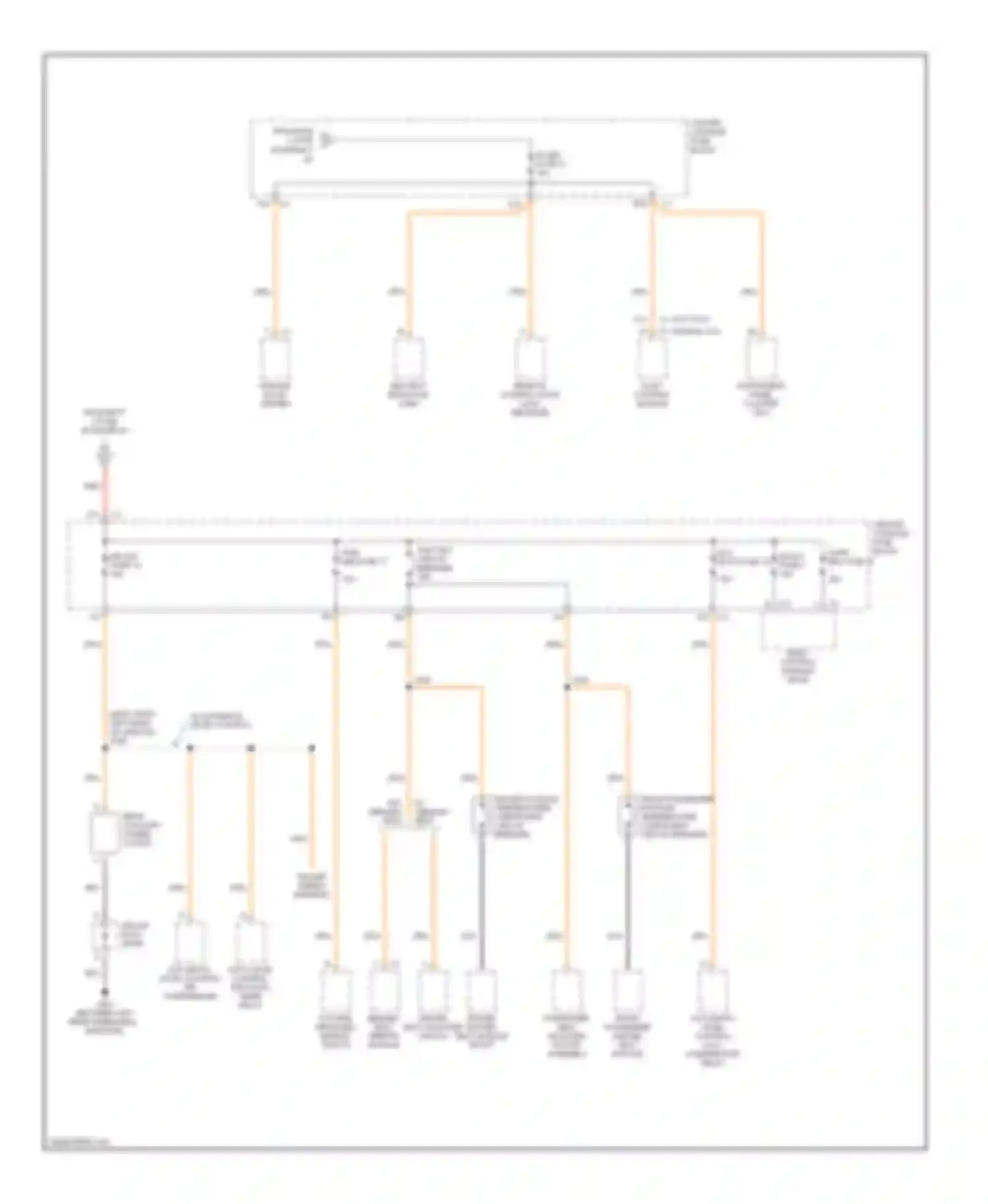 Aztek Pontiac I (2001-2005): Power distribution circuit (4 of 4)