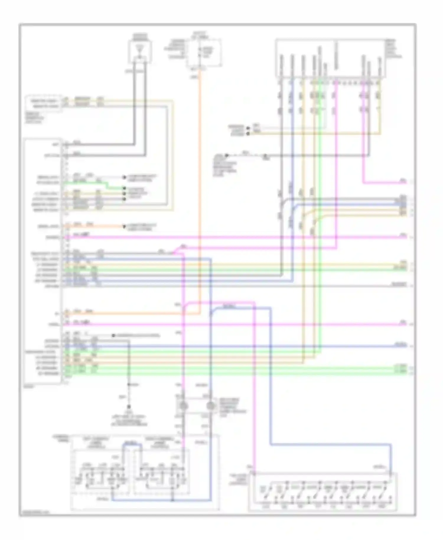 Wiring diagram ground ground for Pontiac Aztek I (2001-2005) (1 of 2)
