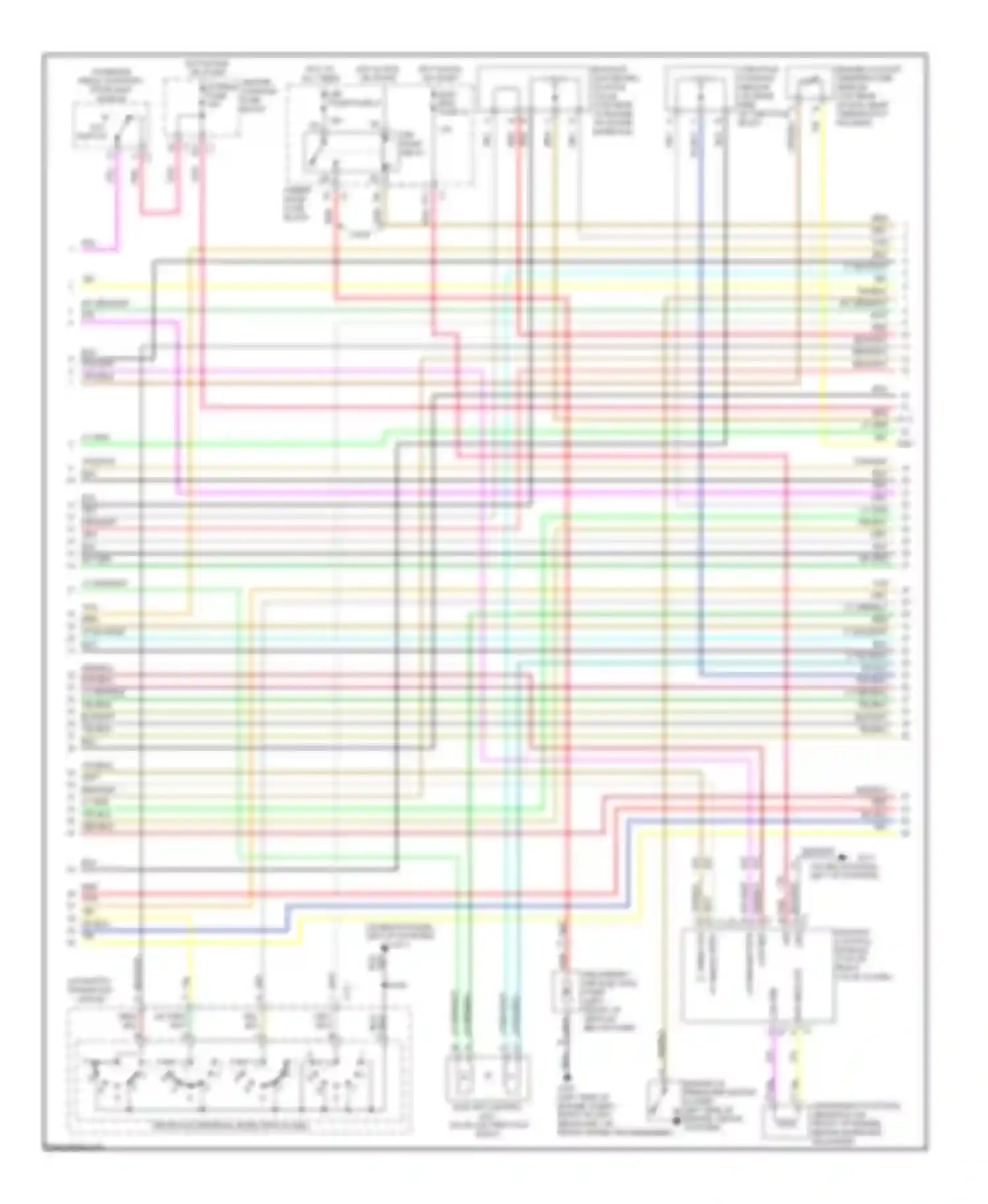 Wiring diagram red/blk for Pontiac Aztek I (2001-2005) (9 of 12)