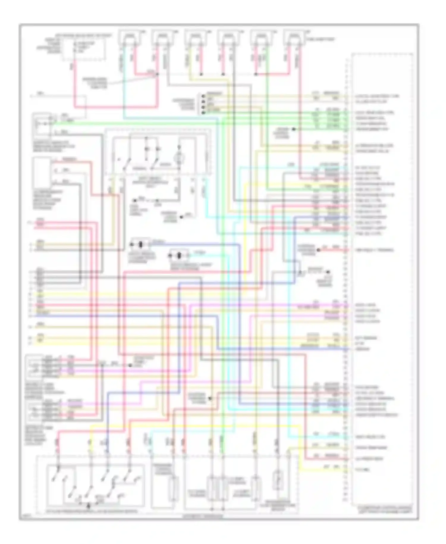 Bonneville Pontiac IX (1991-1999): Wiring diagram engine performance 3.8l (vin 1)s (3 of 3)