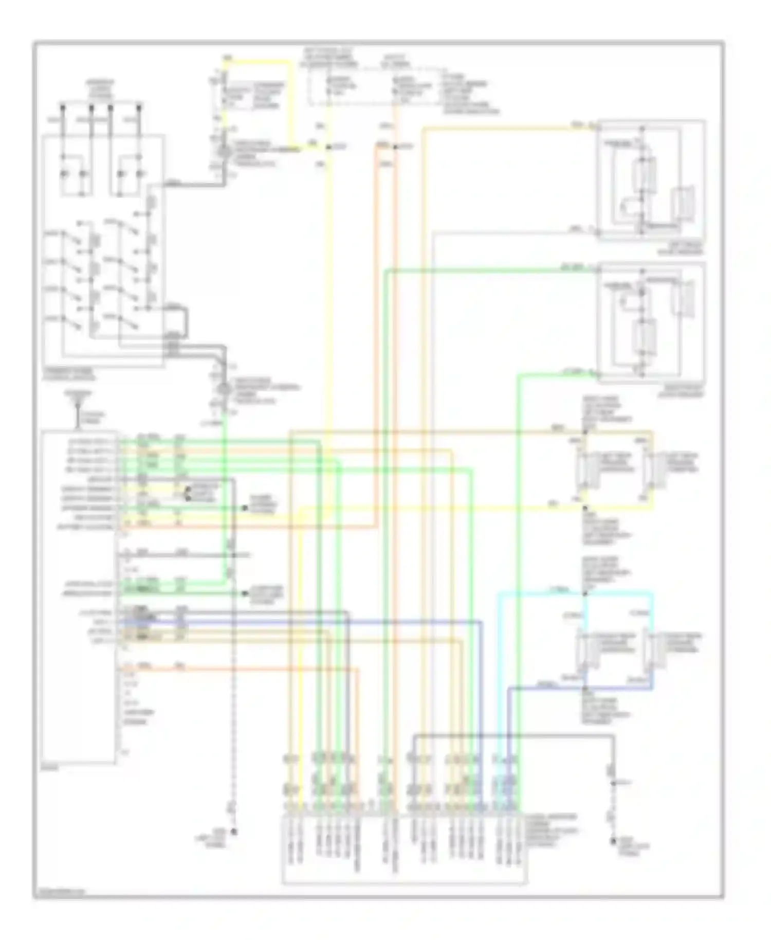 Bonneville Pontiac IX (1991-1999): Radio circuits, with bose system