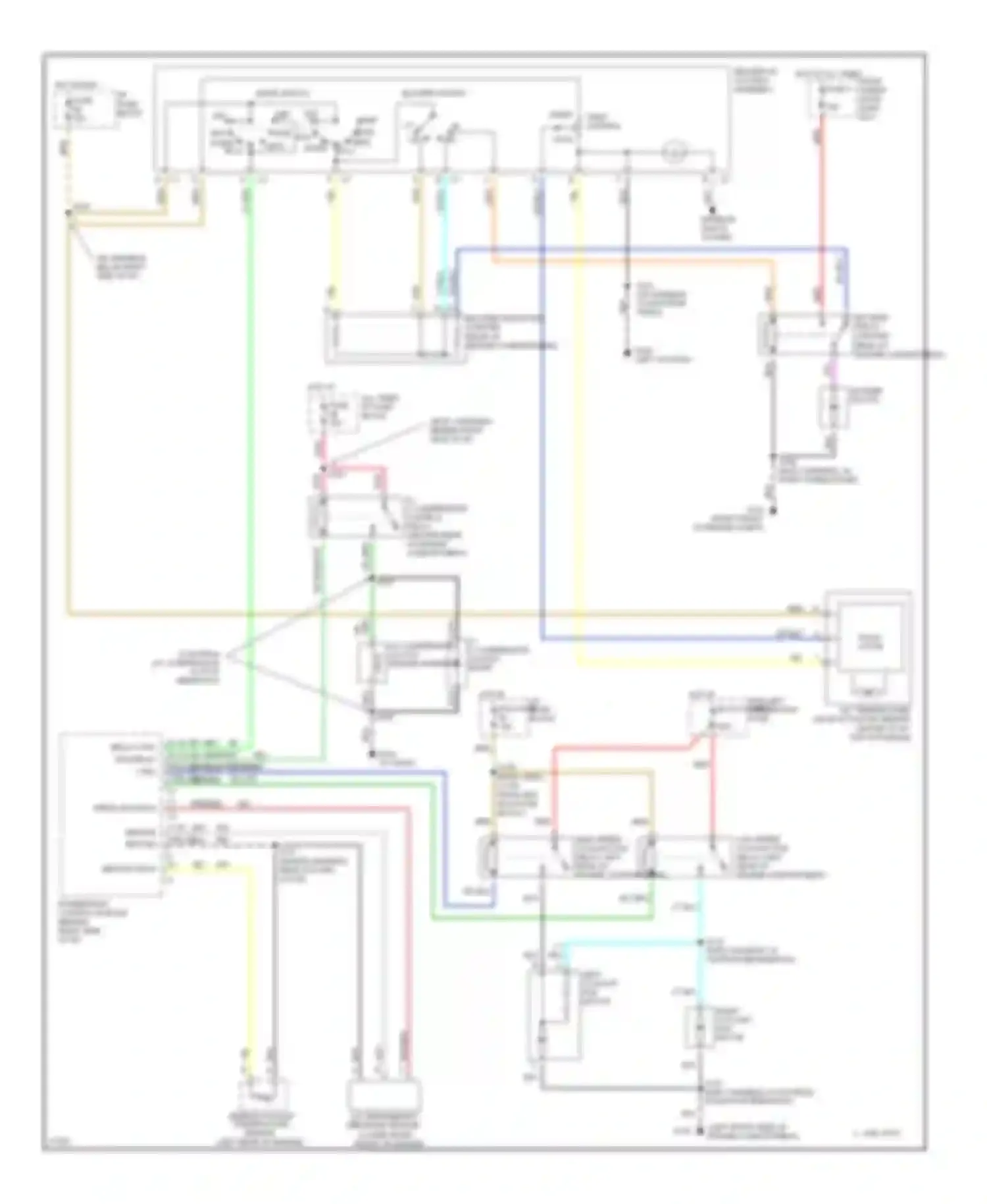 Wiring diagram 62 35 31 29 a/c request compressor ctrl fan relay ctrl fan relay ctrl for Pontiac Bonneville IX (1991-1999) (1 of 1)