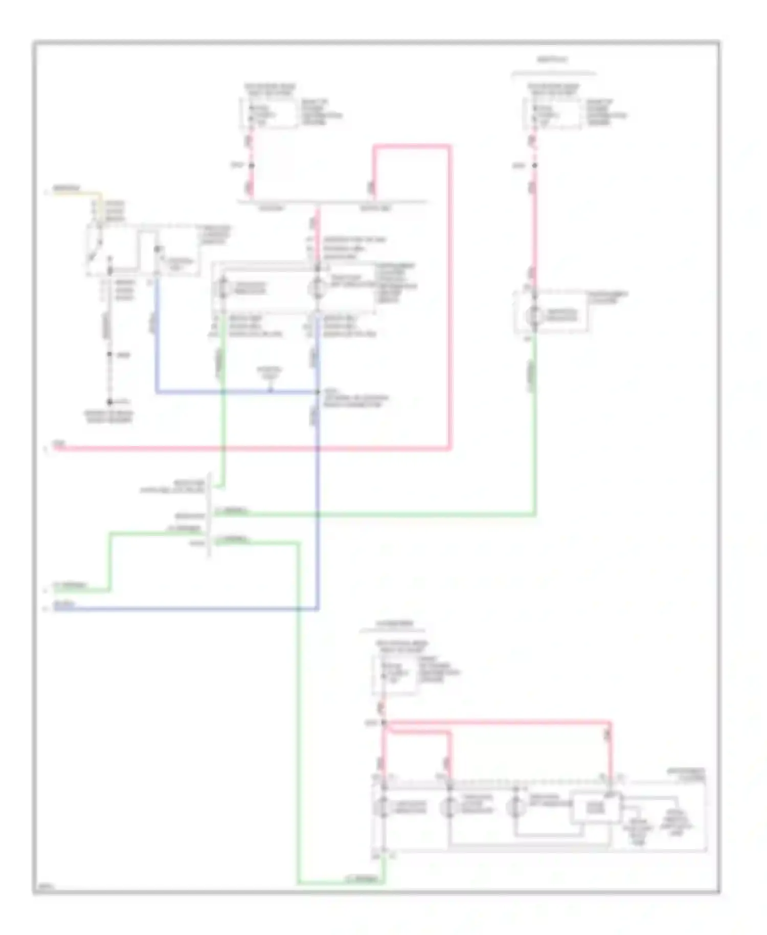 Wiring diagram anti/lock indicator for Pontiac Bonneville IX (1991-1999) (1 of 1)