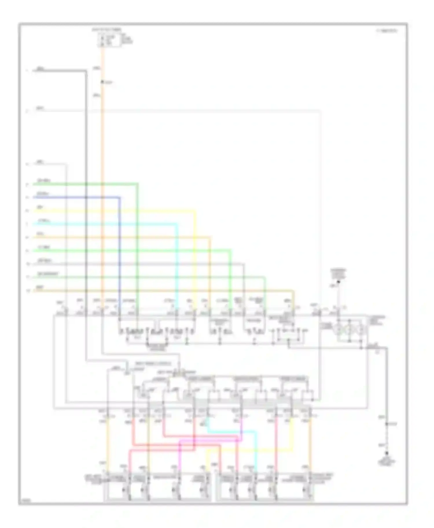 Wiring diagram dn up dn up dn rear tilt for Pontiac Bonneville IX (1991-1999) (1 of 1)