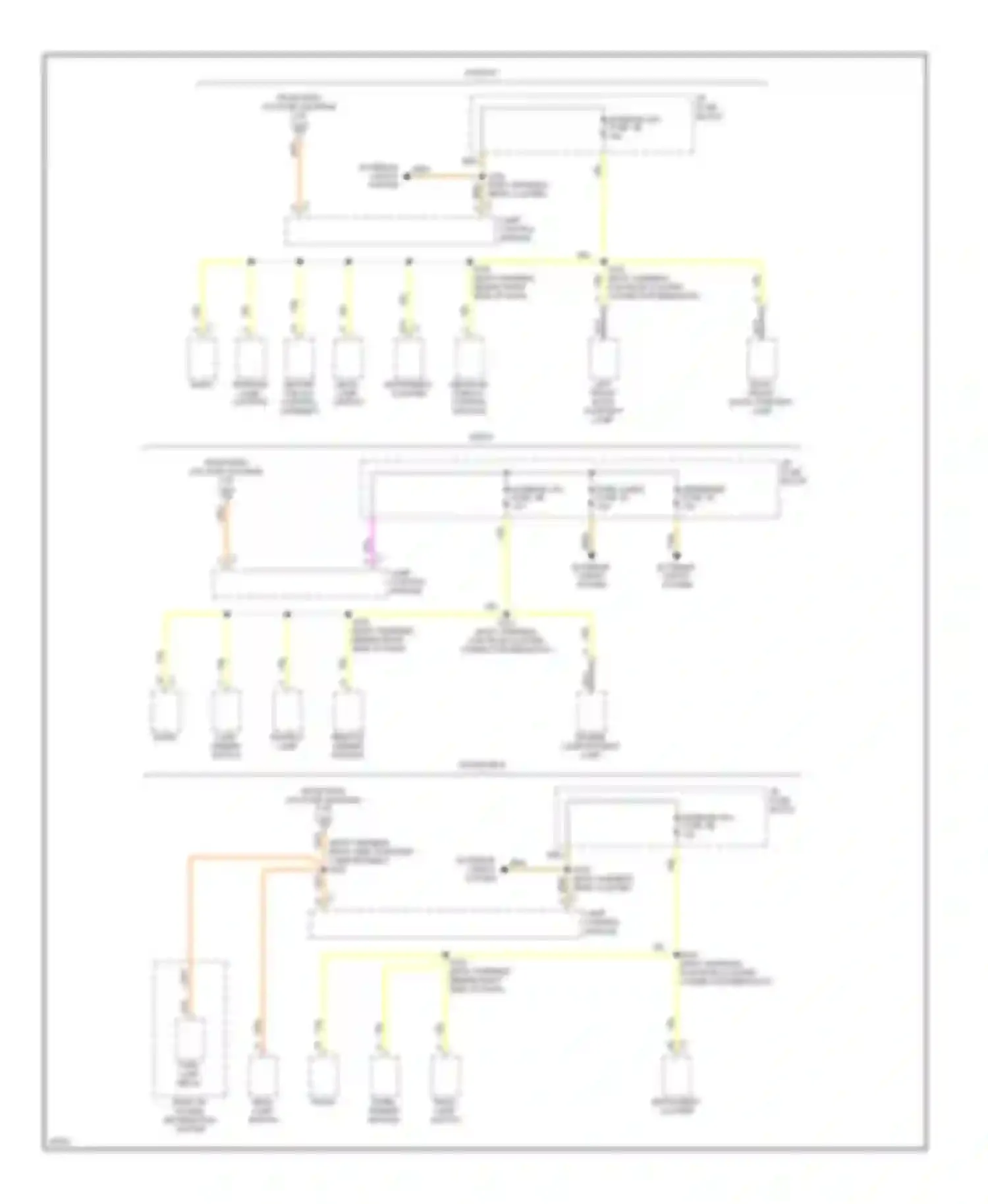 Wiring diagram engine compartment lamp for Pontiac Bonneville IX (1991-1999) (1 of 1)