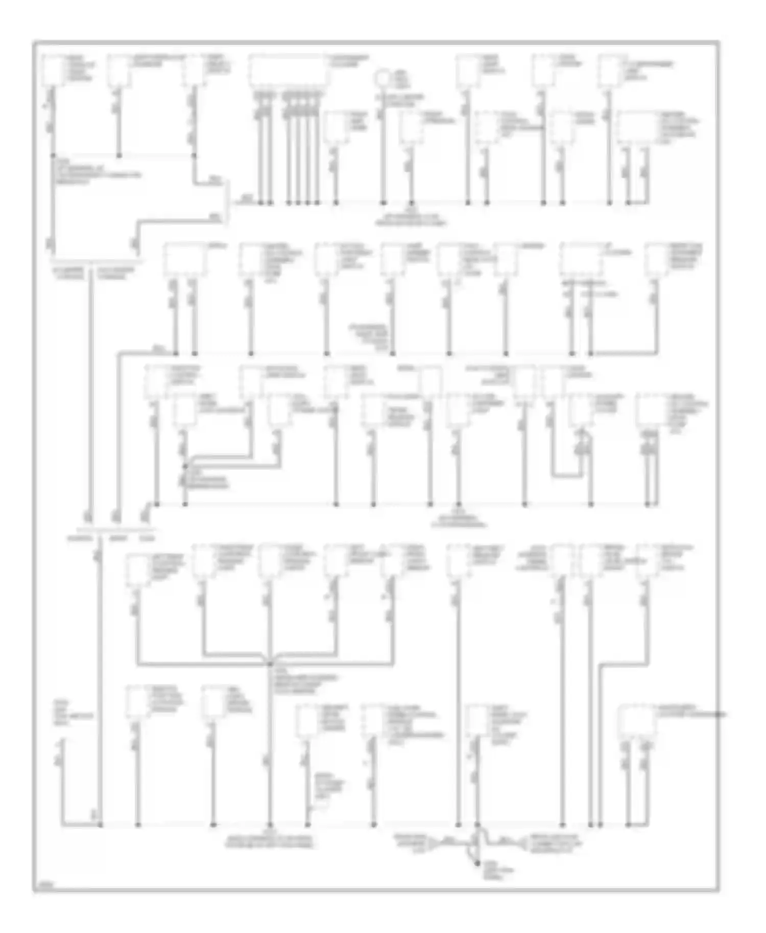 Wiring diagram rear com- partment release switch for Pontiac Bonneville IX (1991-1999) (1 of 1)