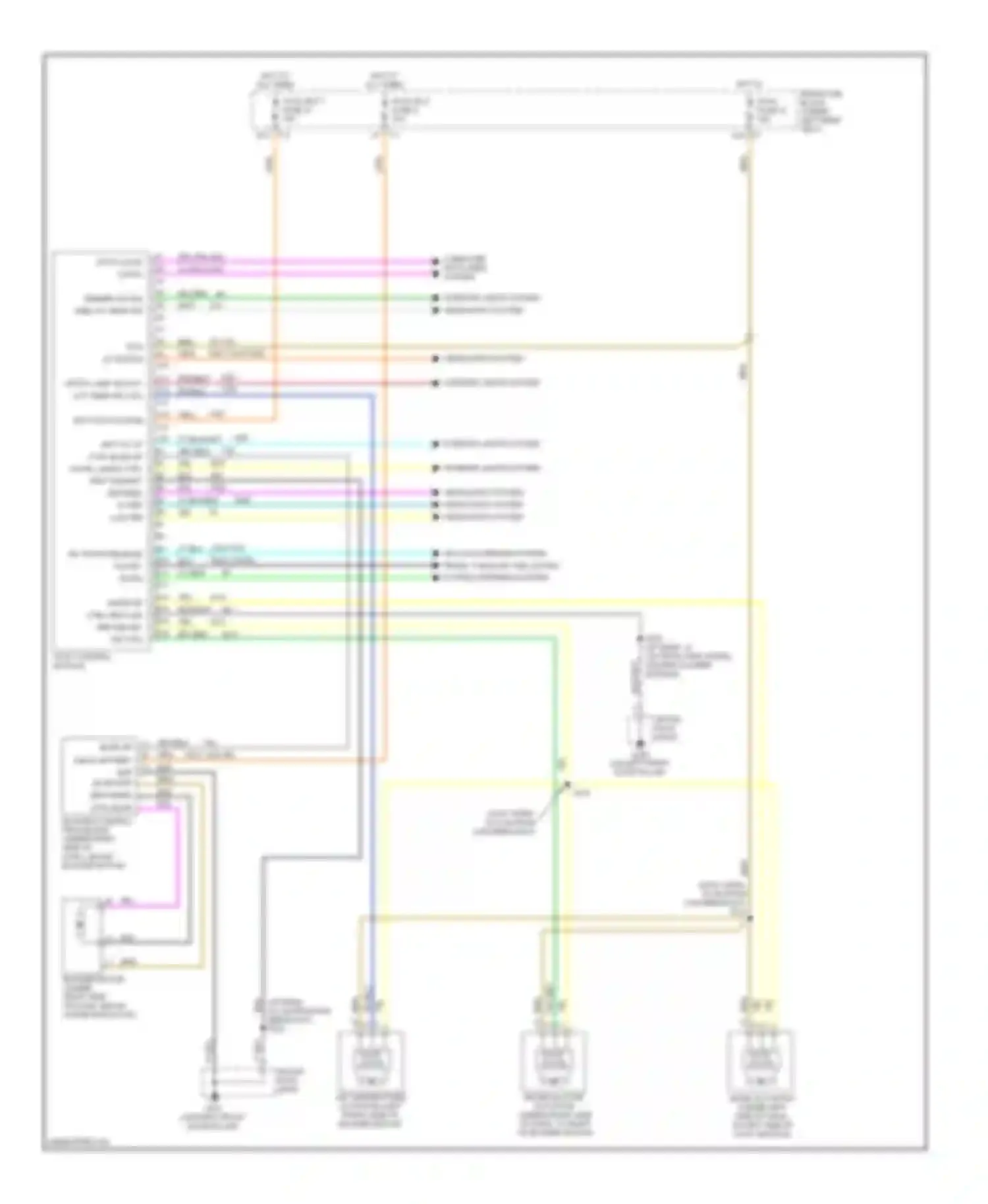 Bonneville Pontiac X (2000-2005): Manual a/c circuit (1 of 2)