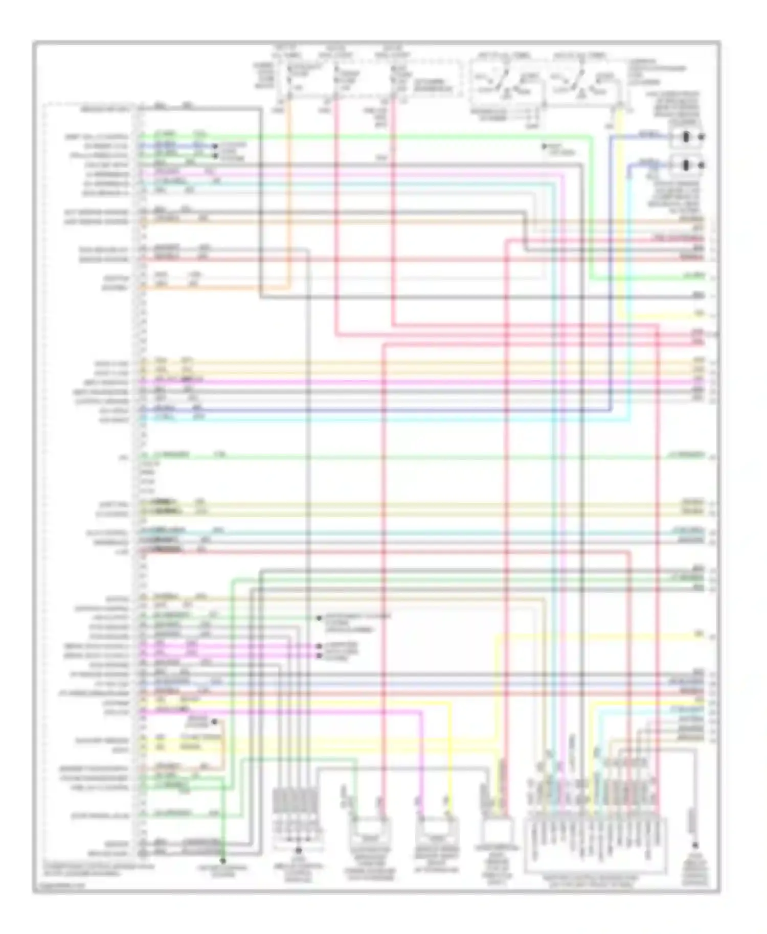 Bonneville Pontiac X (2000-2005): Wiring diagram engine performance 3.8l vin 1 (1 of 4)