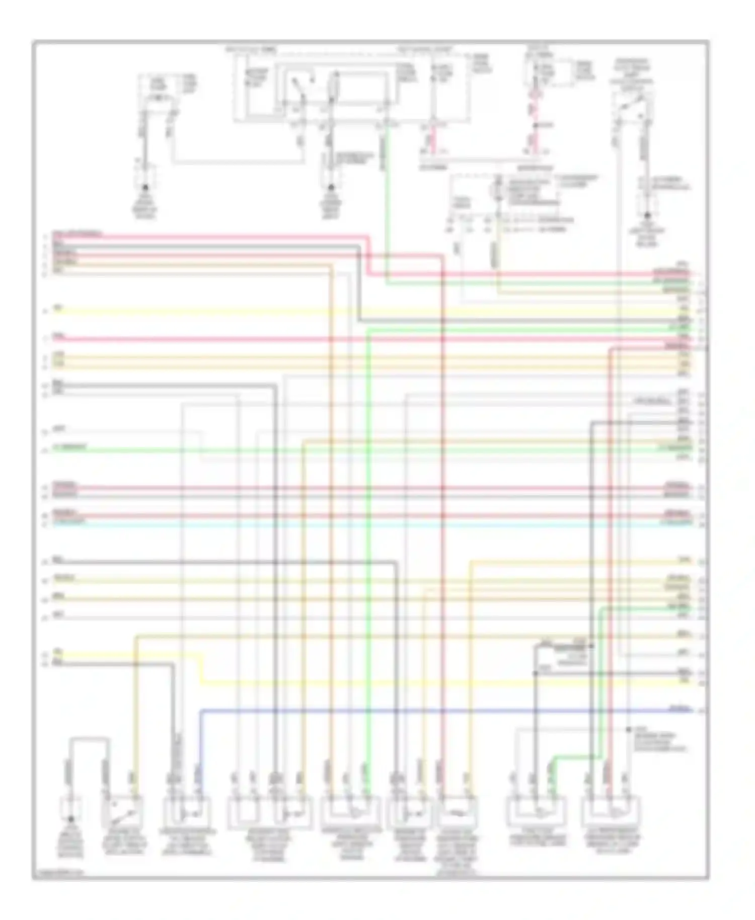 Bonneville Pontiac X (2000-2005): Wiring diagram engine performance 3.8l vin 1 (3 of 4)