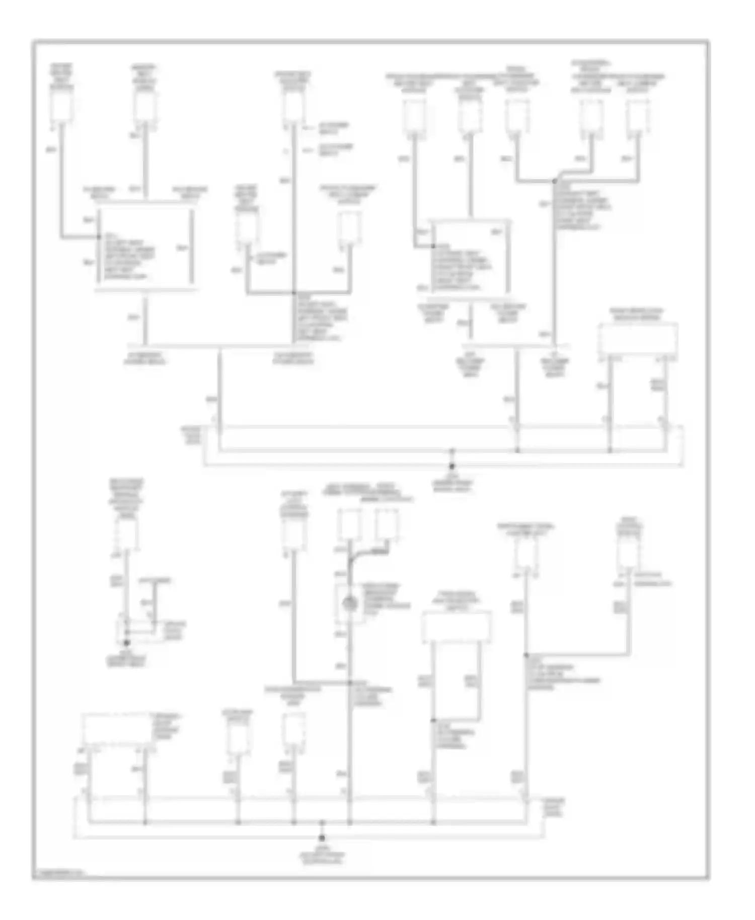 Bonneville Pontiac X (2000-2005): Ground distribution circuit (2 of 5)