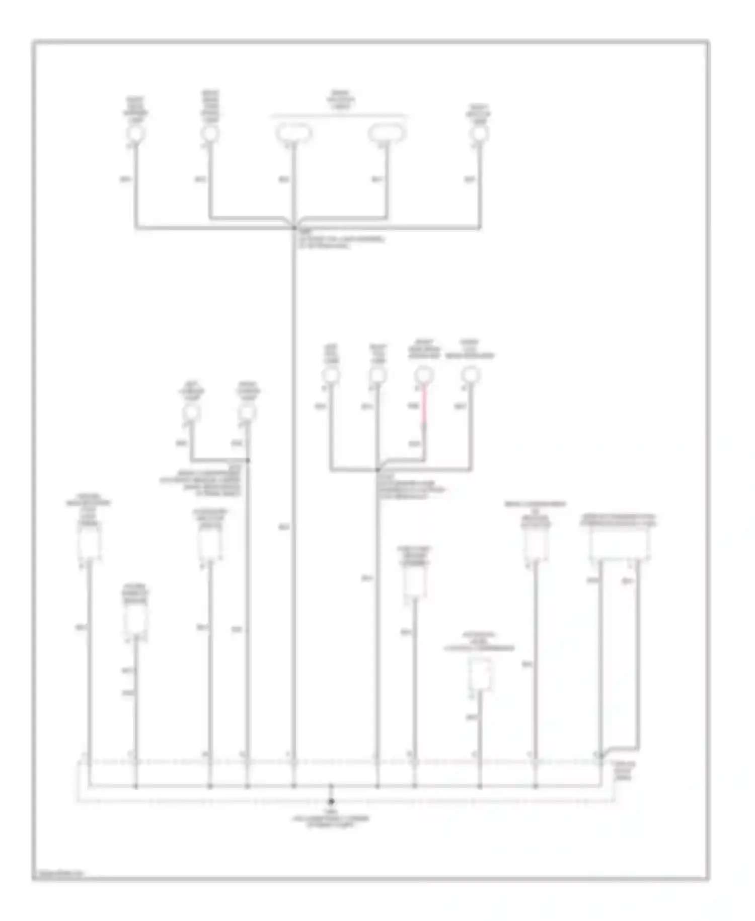 Bonneville Pontiac X (2000-2005): Ground distribution circuit (5 of 5)