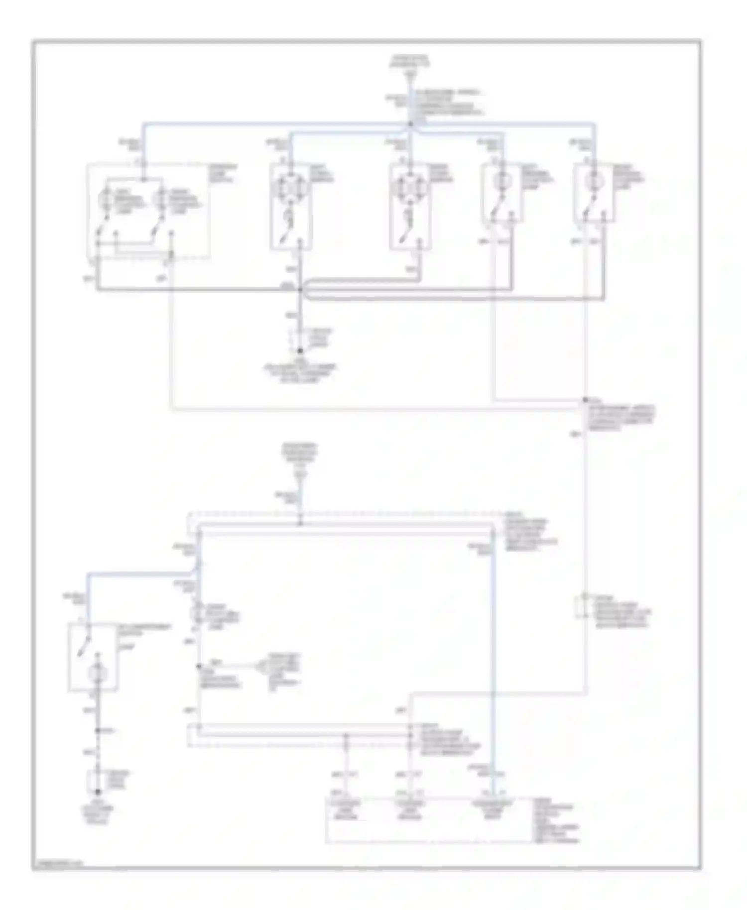 Bonneville Pontiac X (2000-2005): Courtesy lamps circuit (2 of 2)