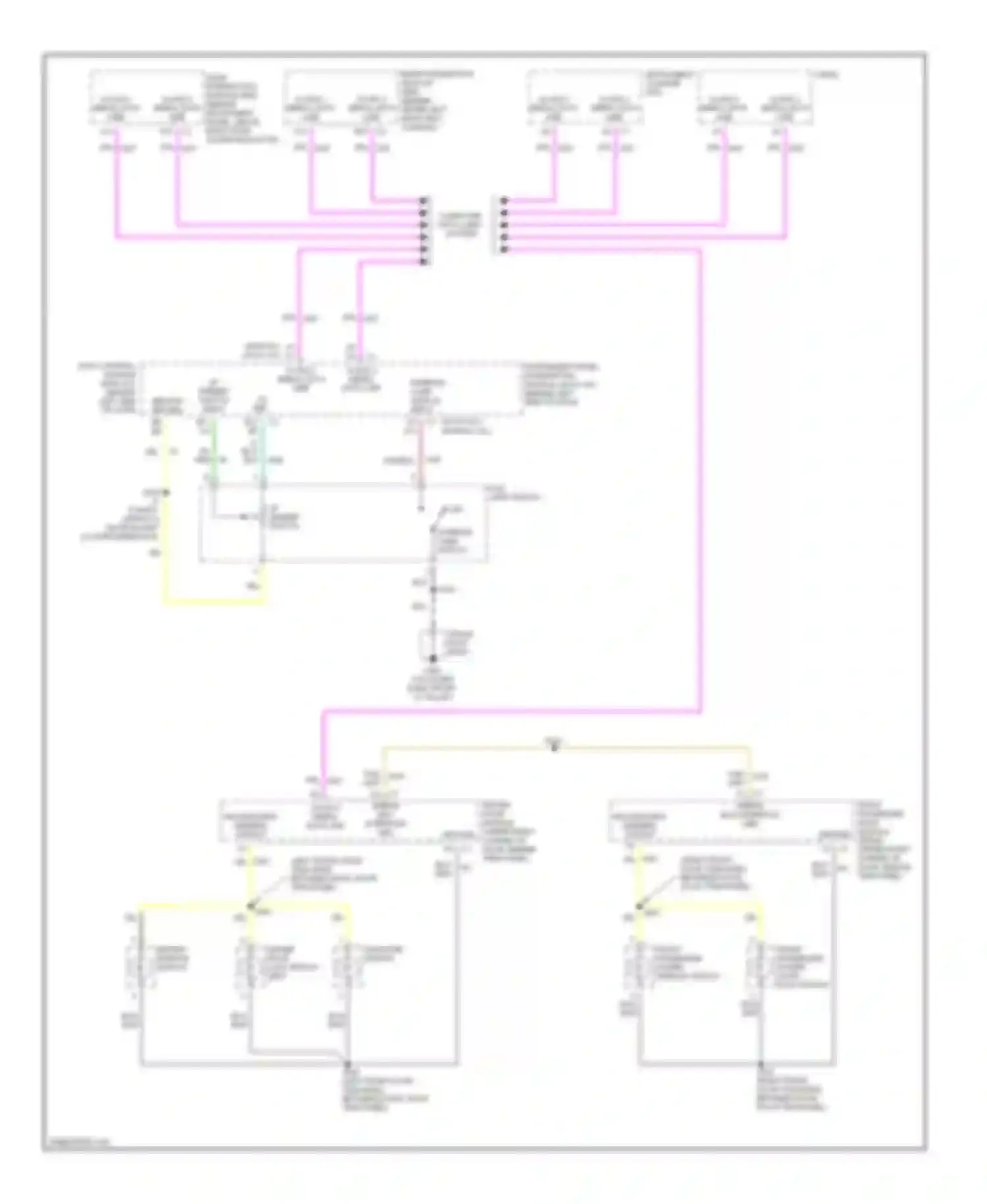 Bonneville Pontiac X (2000-2005): Instrument illumination circuit (2 of 2)