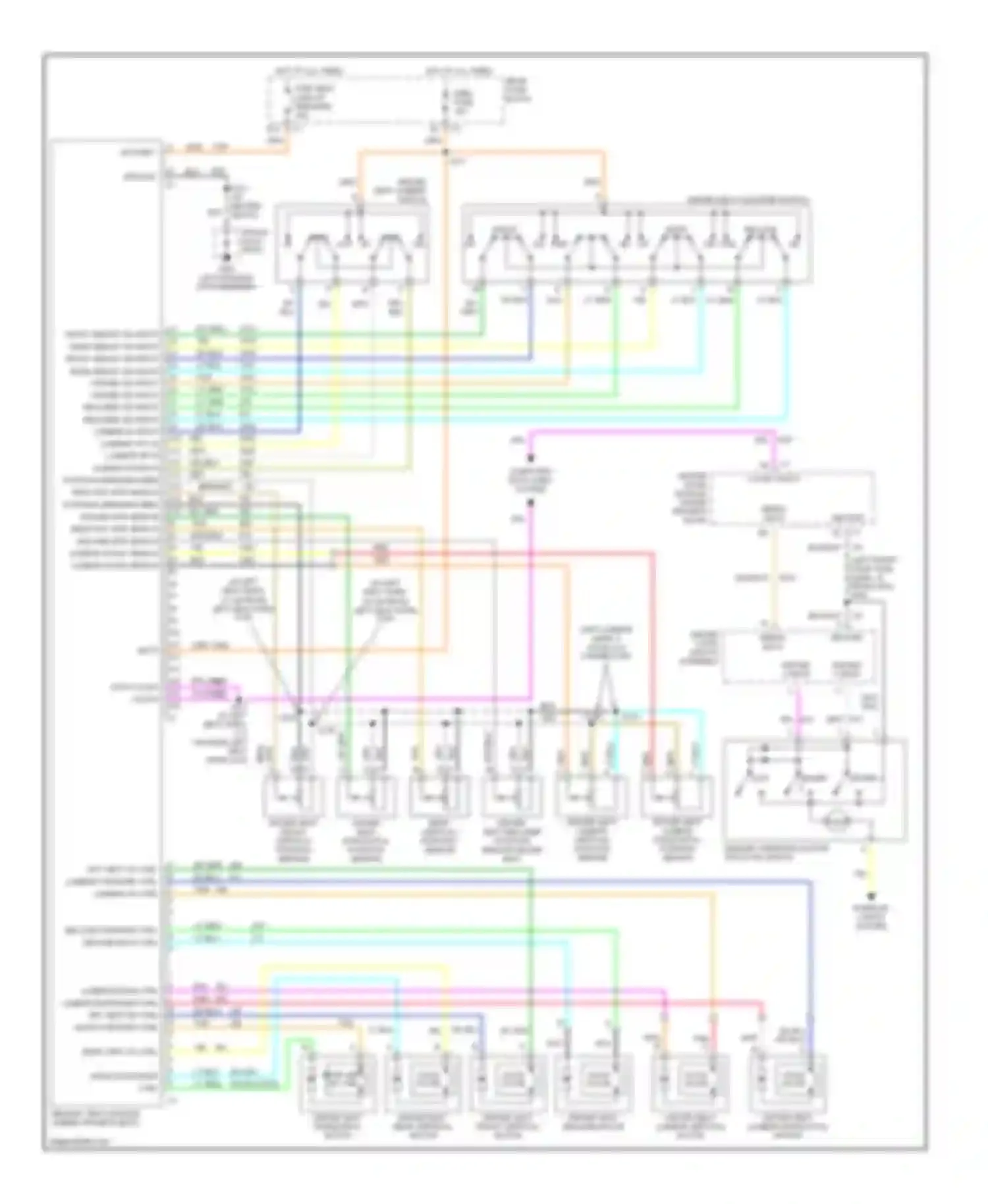 Bonneville Pontiac X (2000-2005): Memory seat circuit