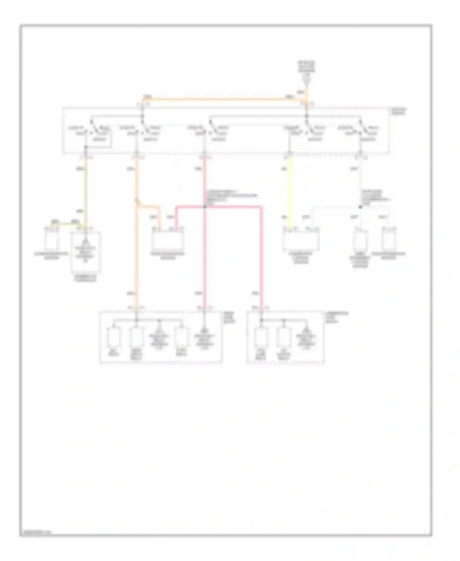 Bonneville Pontiac X (2000-2005): Power distribution circuit (4 of 4)
