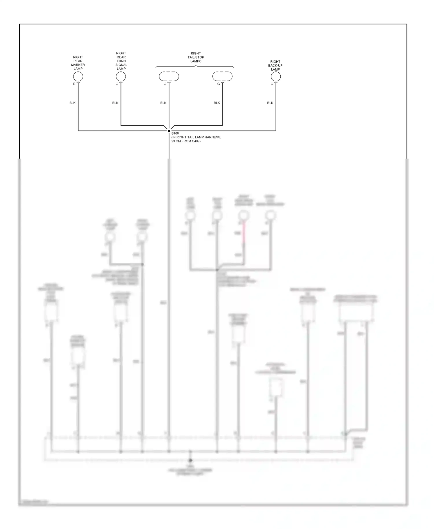 Wiring diagram automatic level control compressor for Pontiac Bonneville X (2000-2005) (1 of 2)