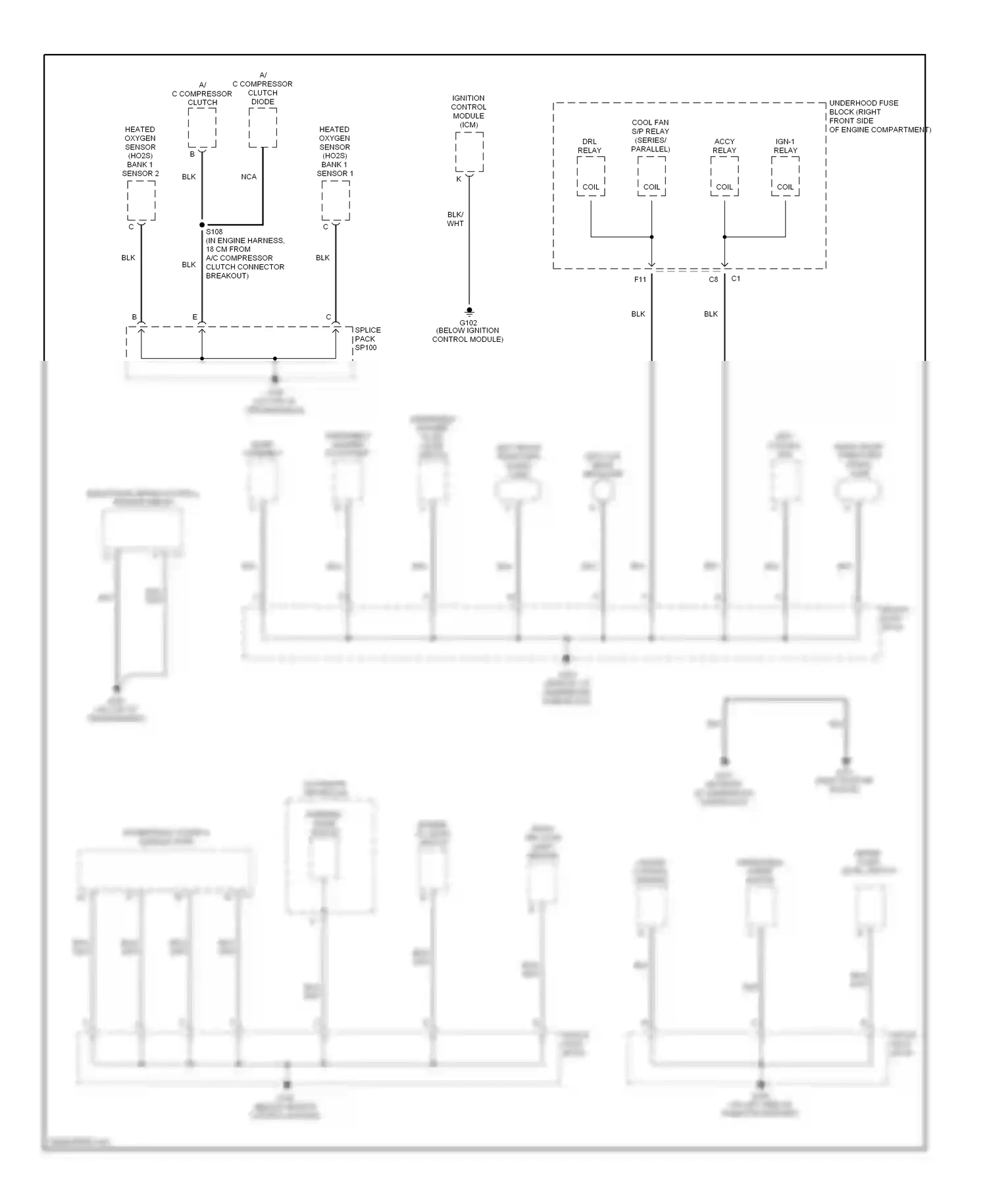 Wiring diagram automatic transaxle for Pontiac Bonneville X (2000-2005) (4 of 7)