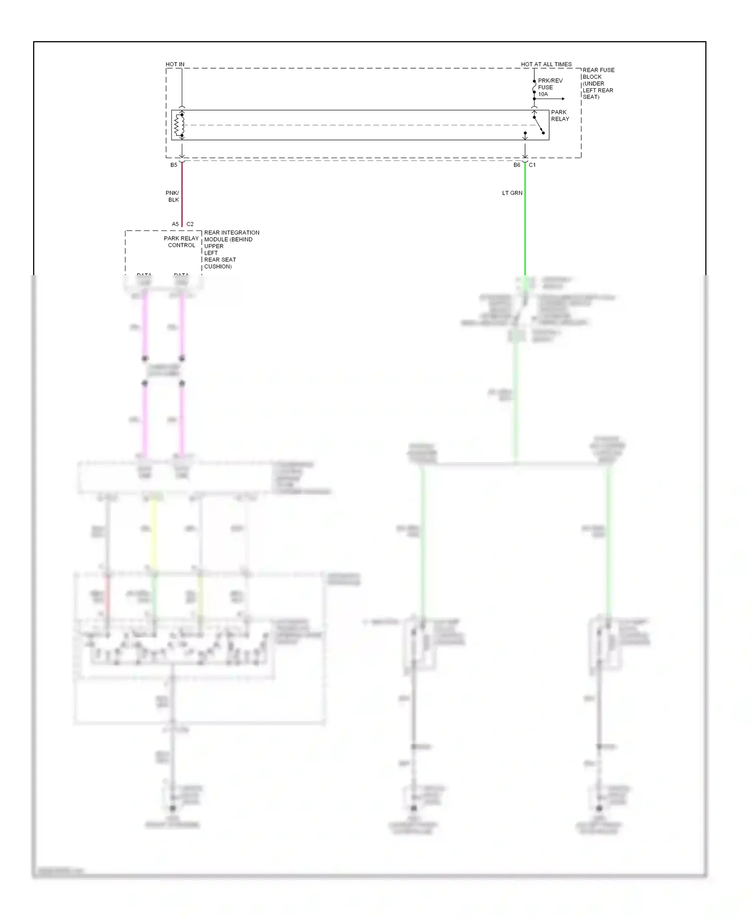 Wiring diagram automatic transaxle for Pontiac Bonneville X (2000-2005) (5 of 7)