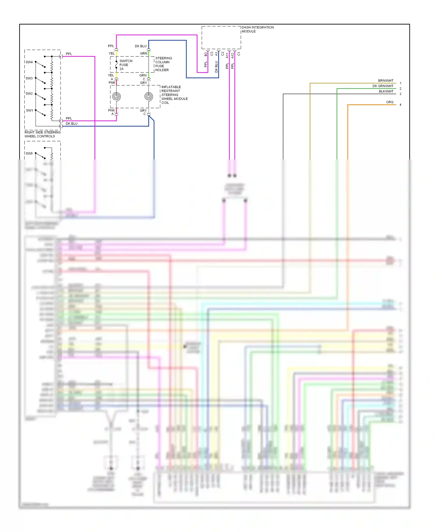 Wiring diagram computer data lines system for Pontiac Bonneville X (2000-2005) (26 of 32)