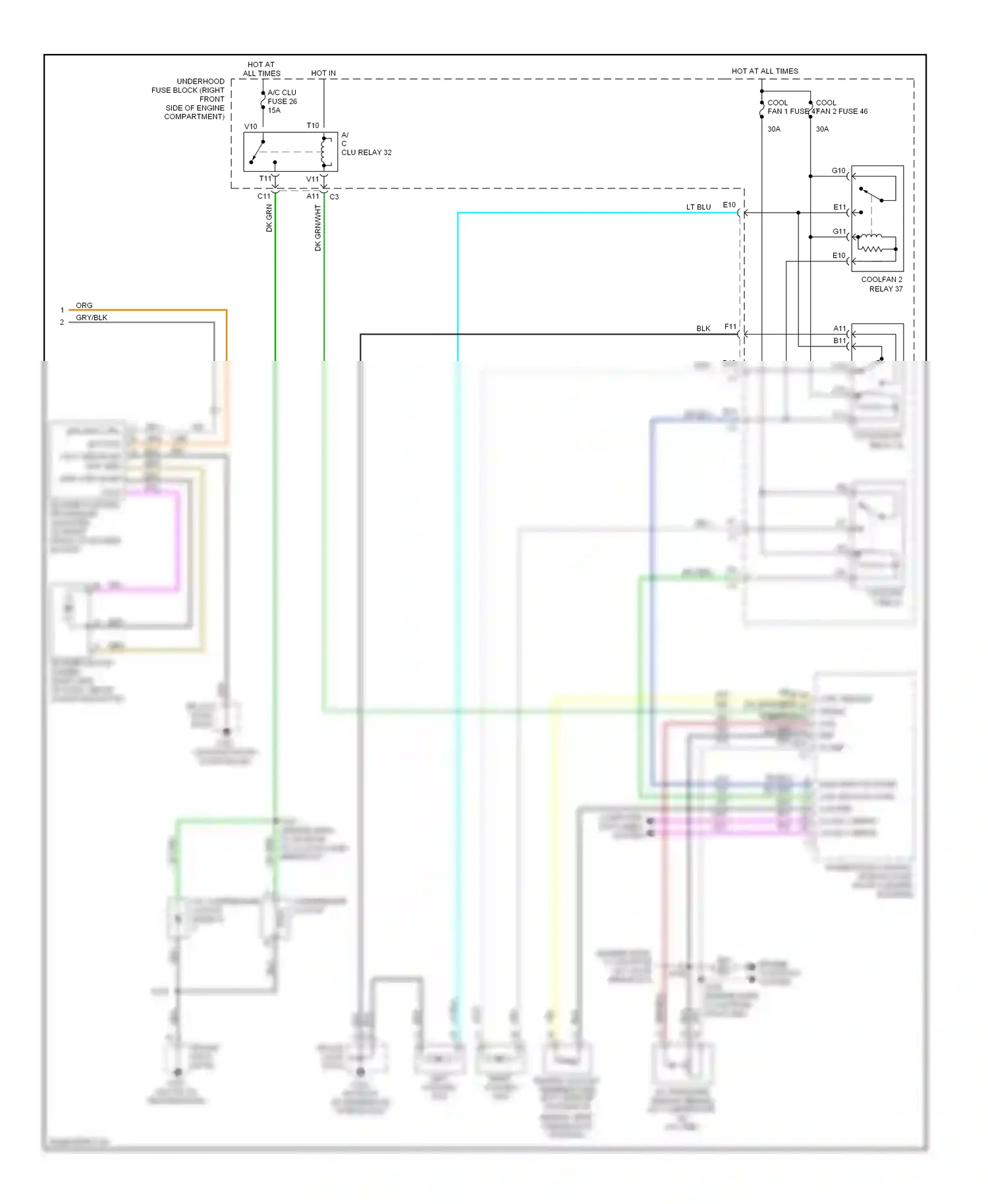 Wiring diagram computer data lines system for Pontiac Bonneville X (2000-2005) (3 of 32)