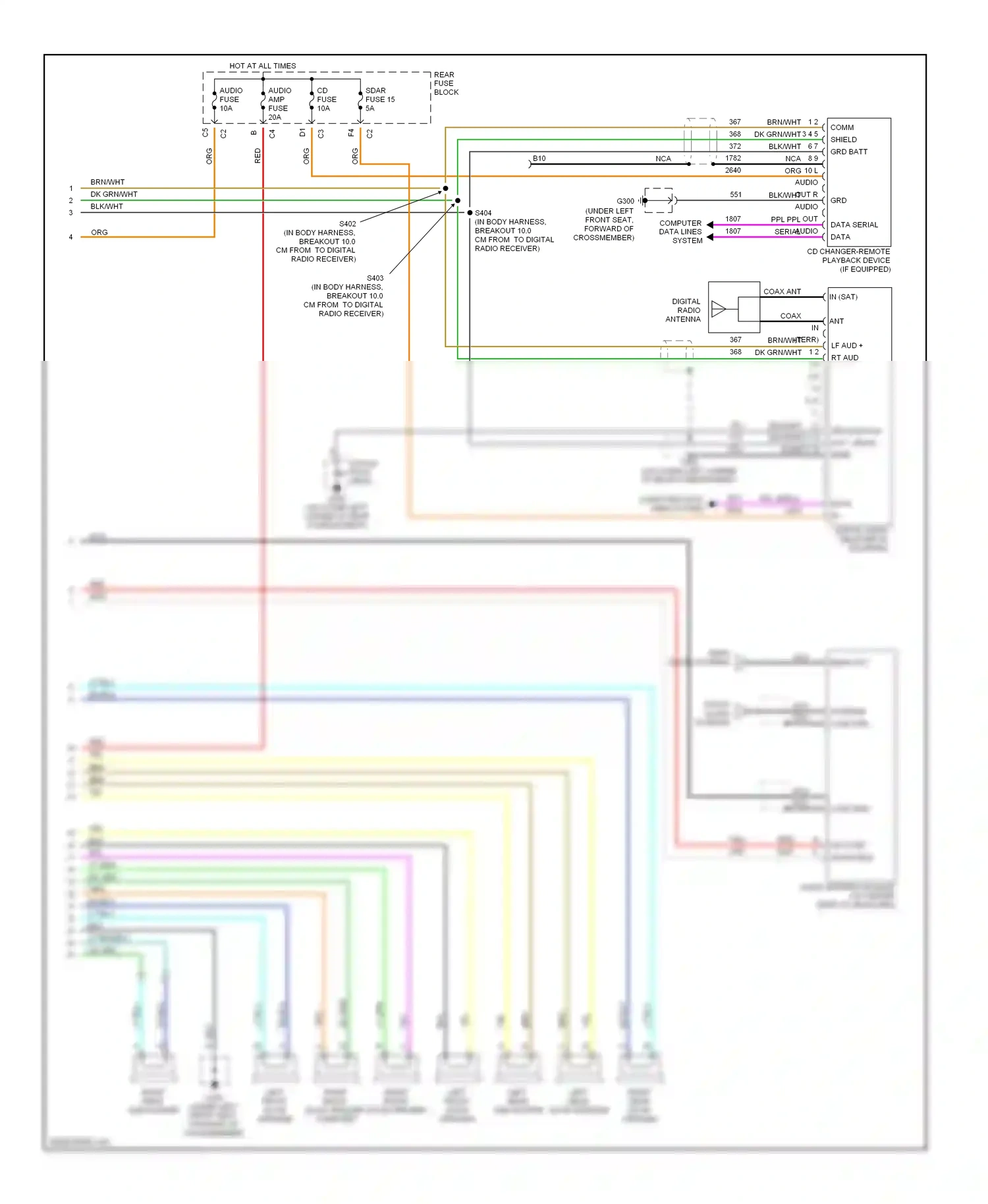 Wiring diagram computer data lines system for Pontiac Bonneville X (2000-2005) (27 of 32)