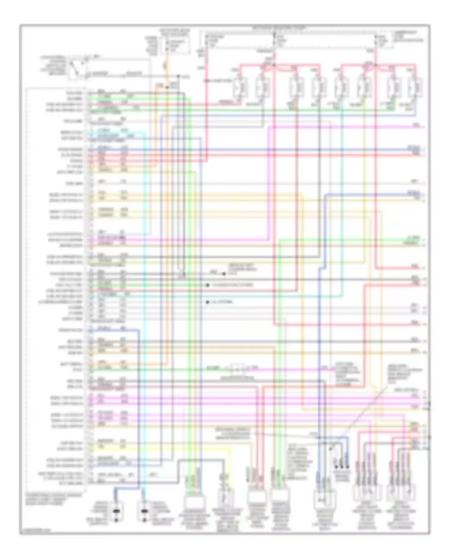 Firebird Pontiac IV (1993-2002): Wiring diagram engine performance 5.7l vin gs (1 of 4)