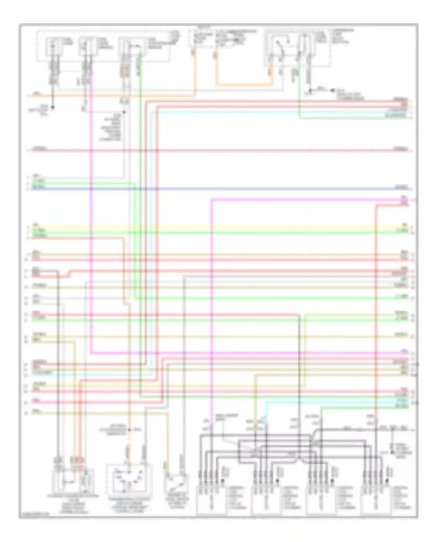 Firebird Pontiac IV (1993-2002): Wiring diagram engine performance 5.7l vin gs (3 of 4)