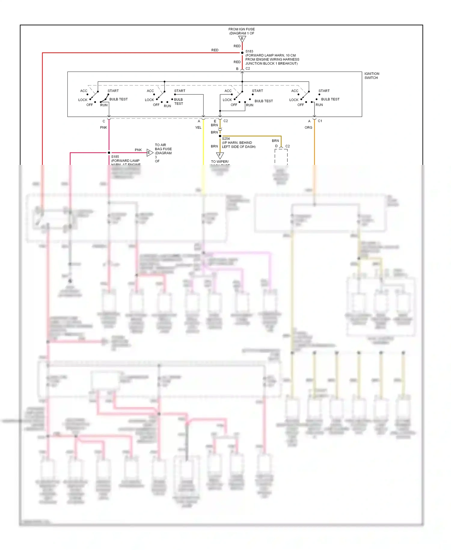 Pontiac Firebird IV (1993-2002) accelerator, servo control module (asm) wiring diagram  (2 of 2)