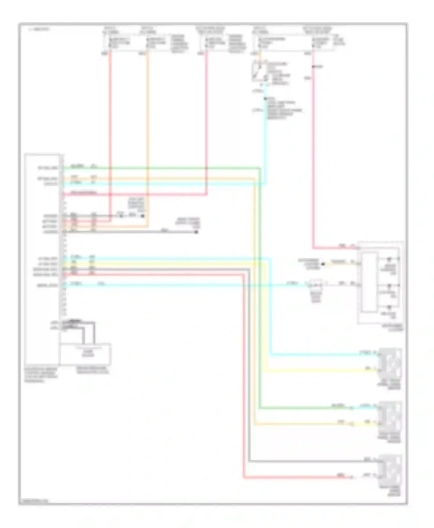 Wiring diagram serial data for Pontiac Firebird IV (1993-2002) (4 of 6)