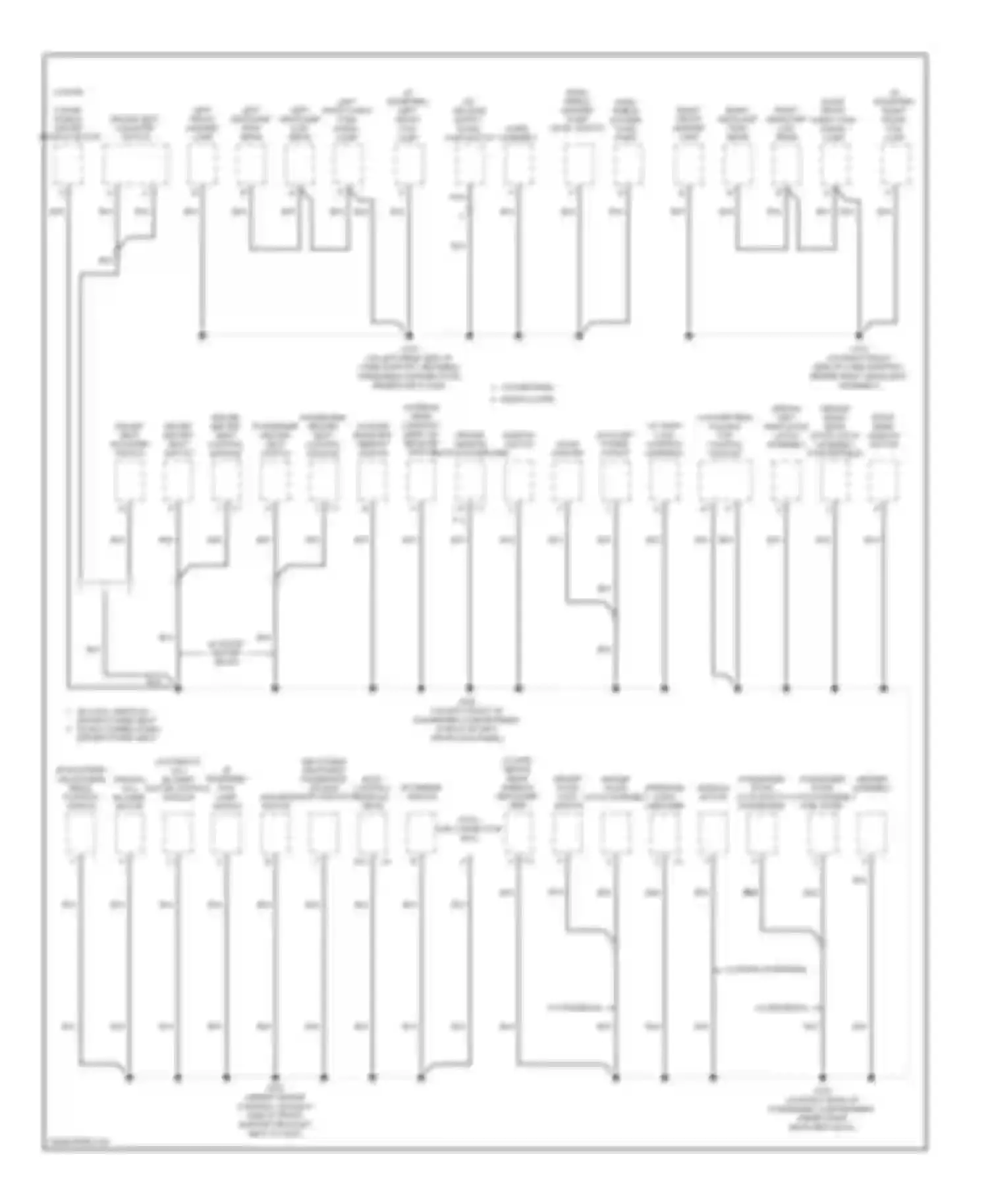 G6 Pontiac I (2004-2009): Ground distribution circuit (2 of 3)