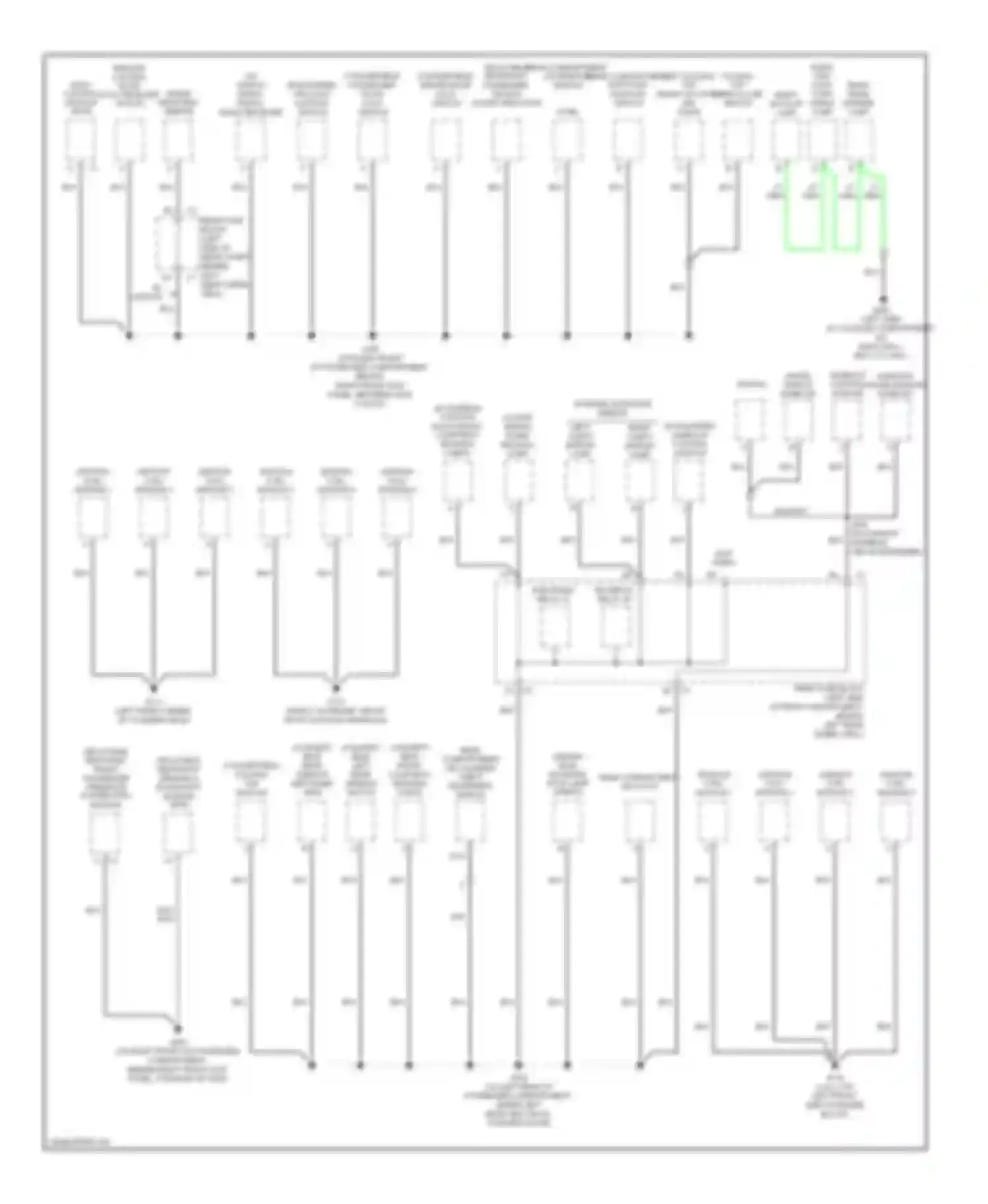 G6 Pontiac I (2004-2009): Ground distribution circuit (3 of 3)