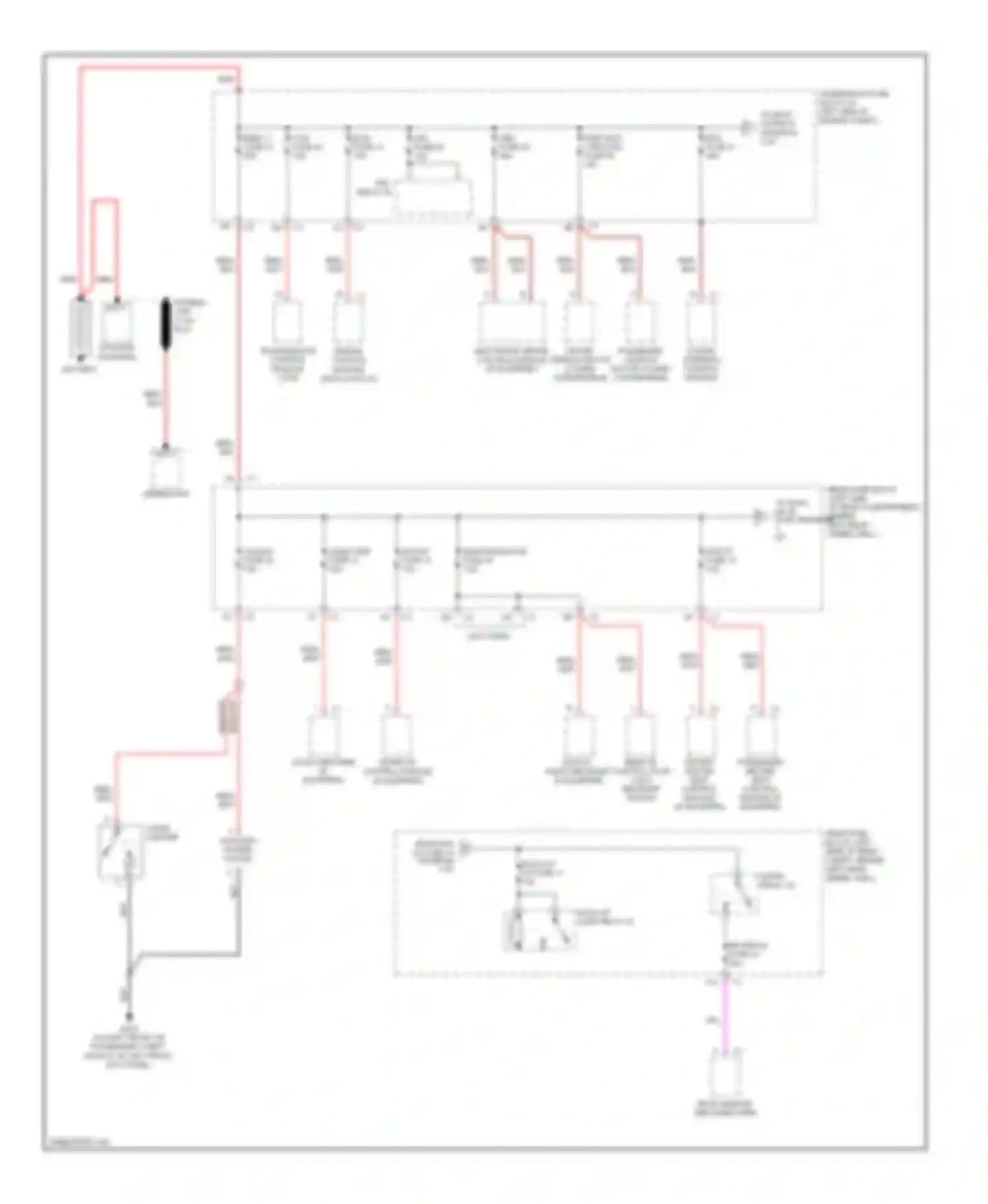 G6 Pontiac I (2004-2009): Power distribution circuit (1 of 5)