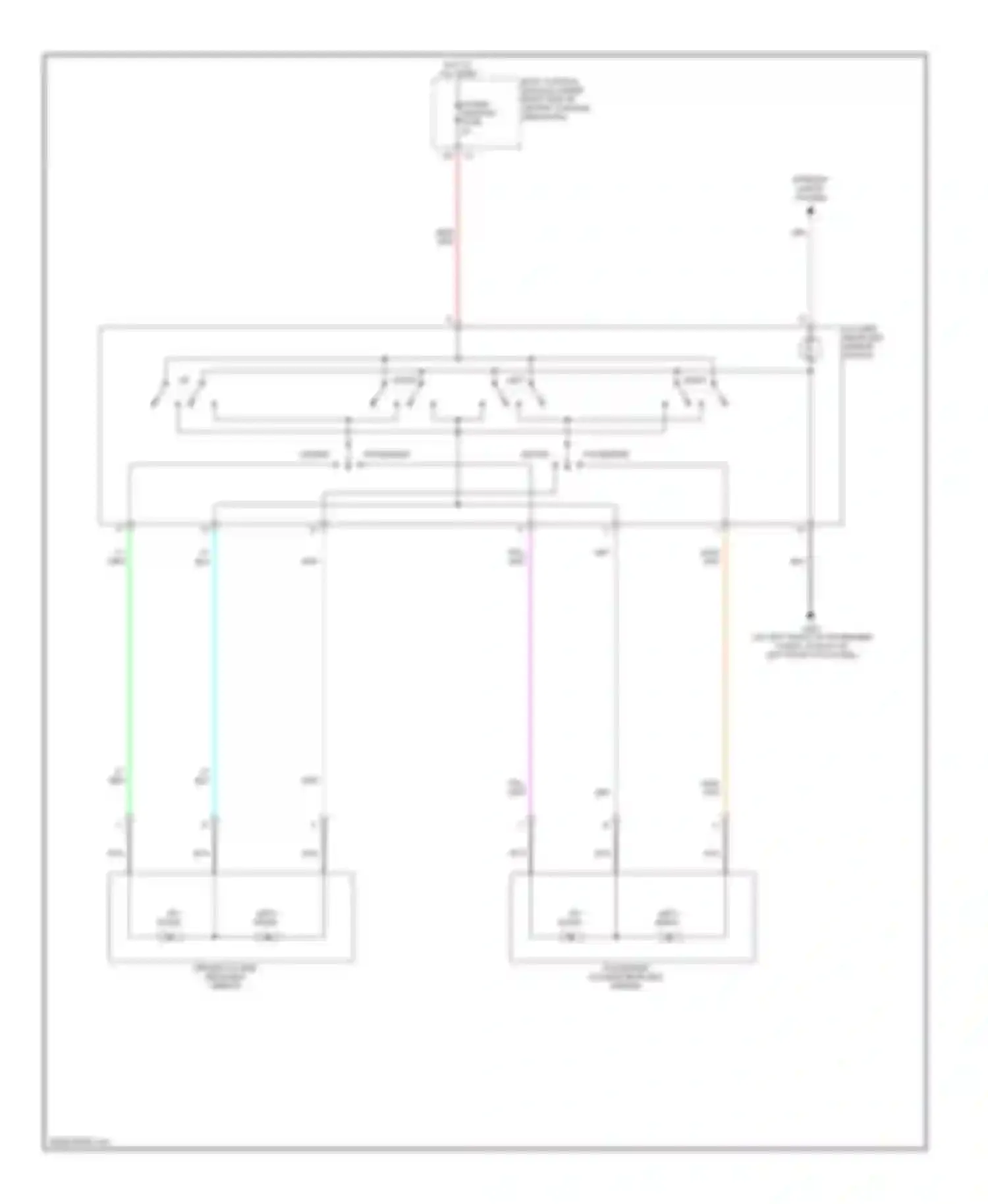 G6 Pontiac I (2004-2009): Power mirrors circuit