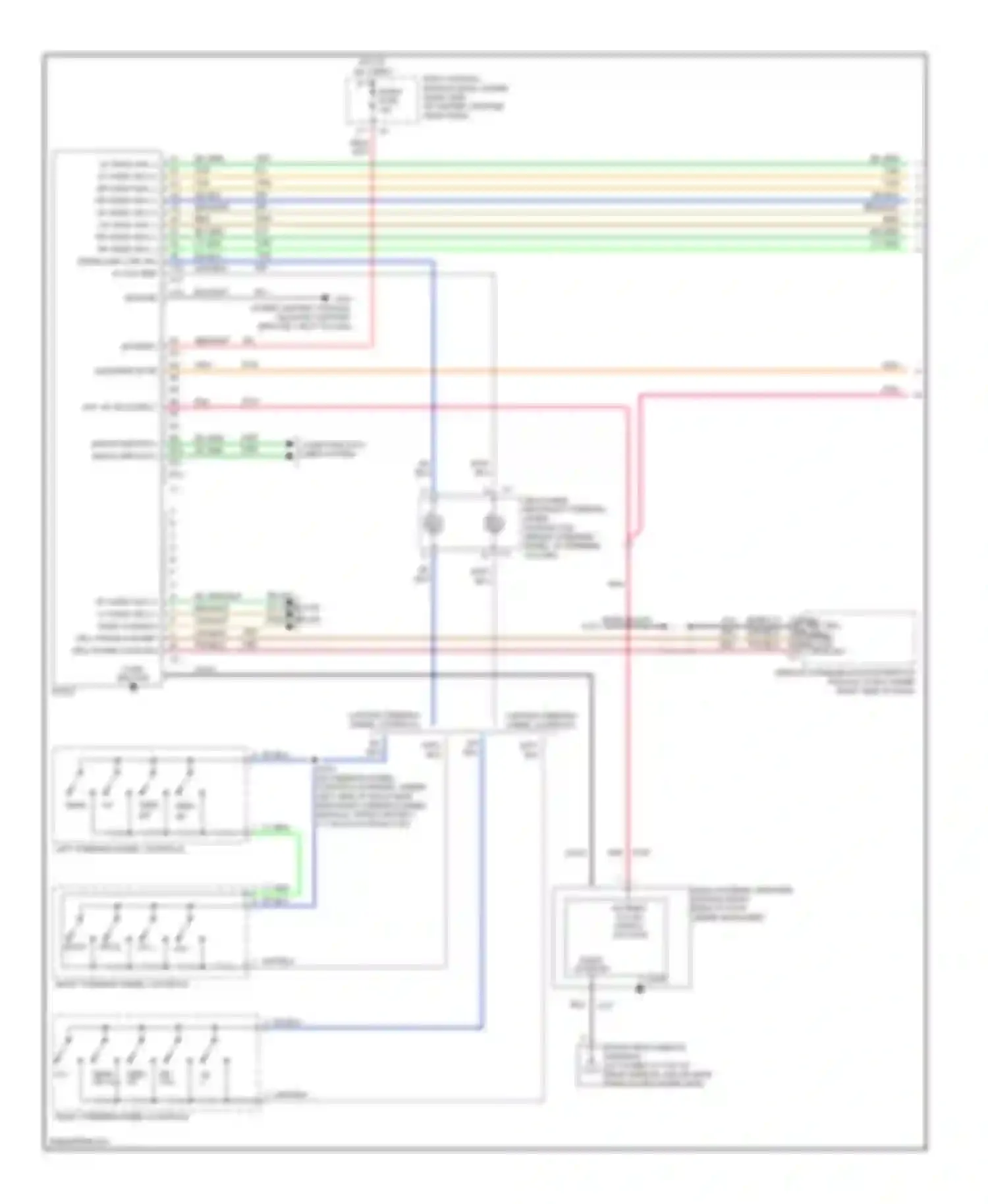 G6 Pontiac I (2004-2009): 8-speaker system circuit, convertible (1 of 2)