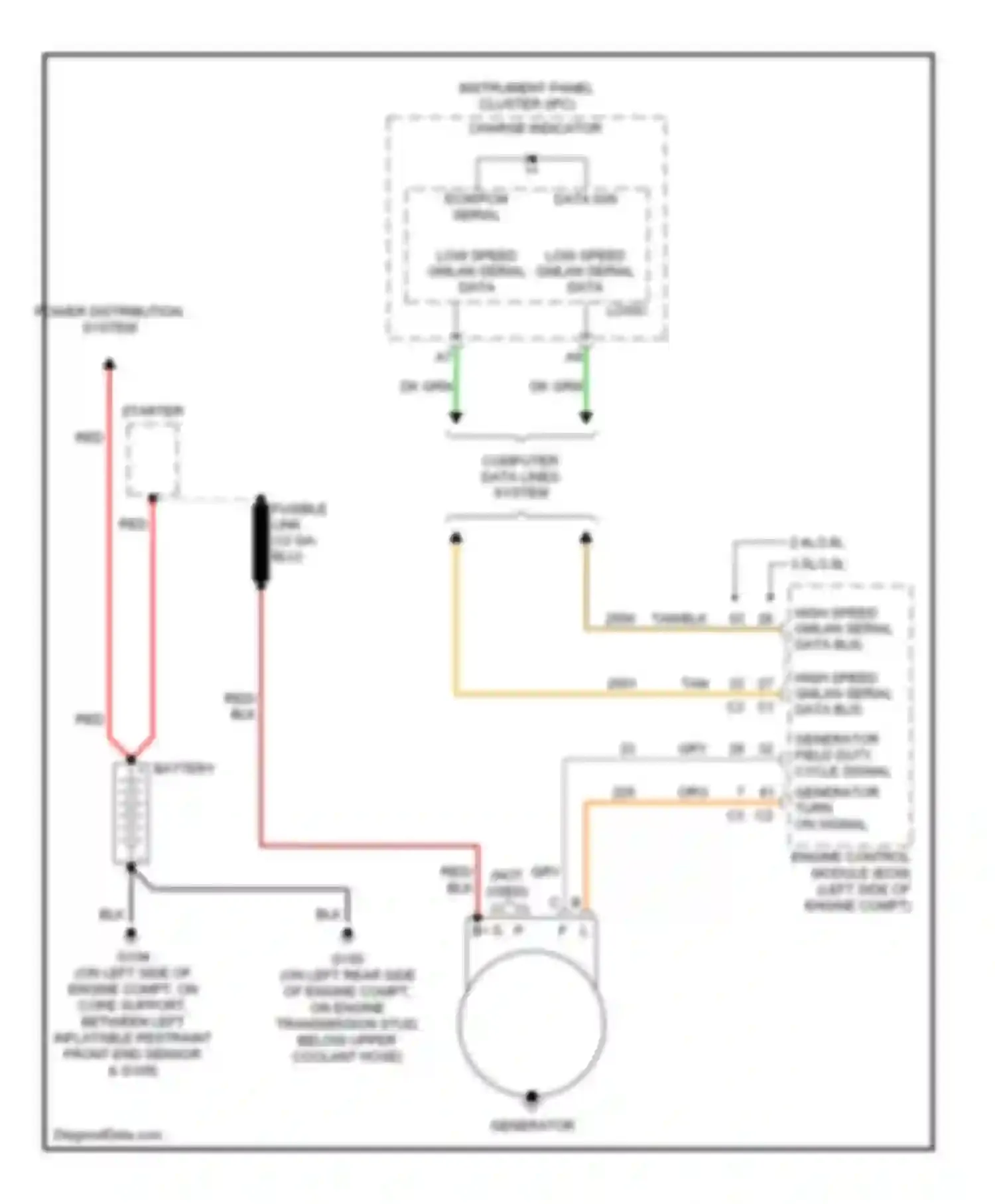 G6 Pontiac I (2004-2009): Charging circuit