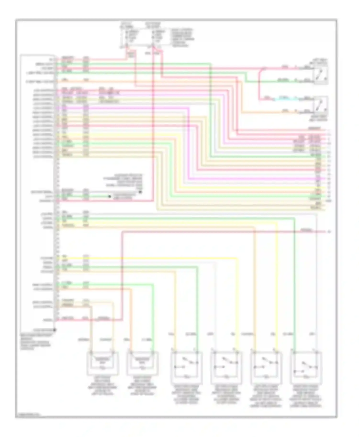 G6 Pontiac I (2004-2009): Supplemental restraints circuit (1 of 3)