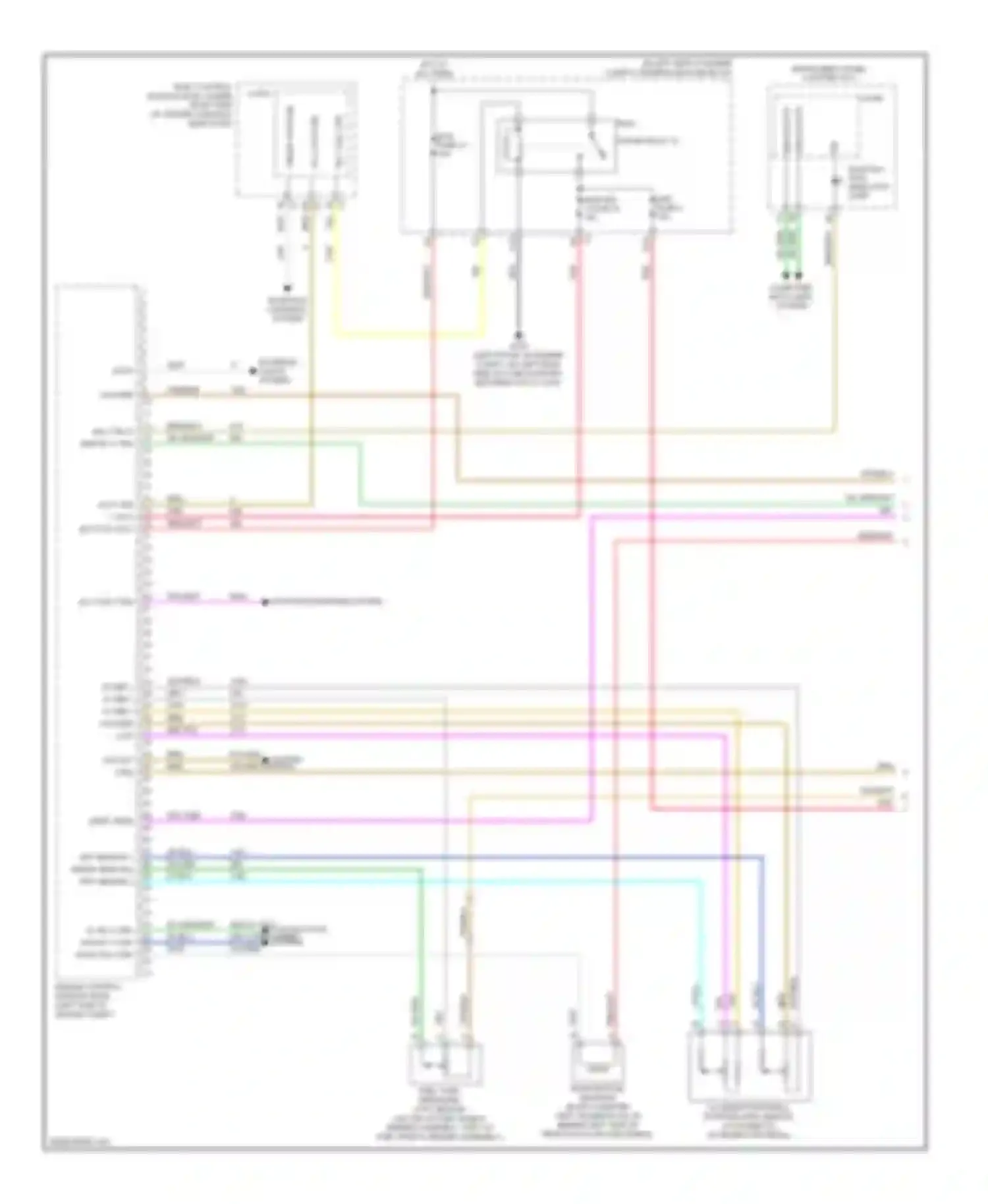 Wiring diagram 818 5069 cruise control system for Pontiac G6 I (2004-2009) (1 of 1)
