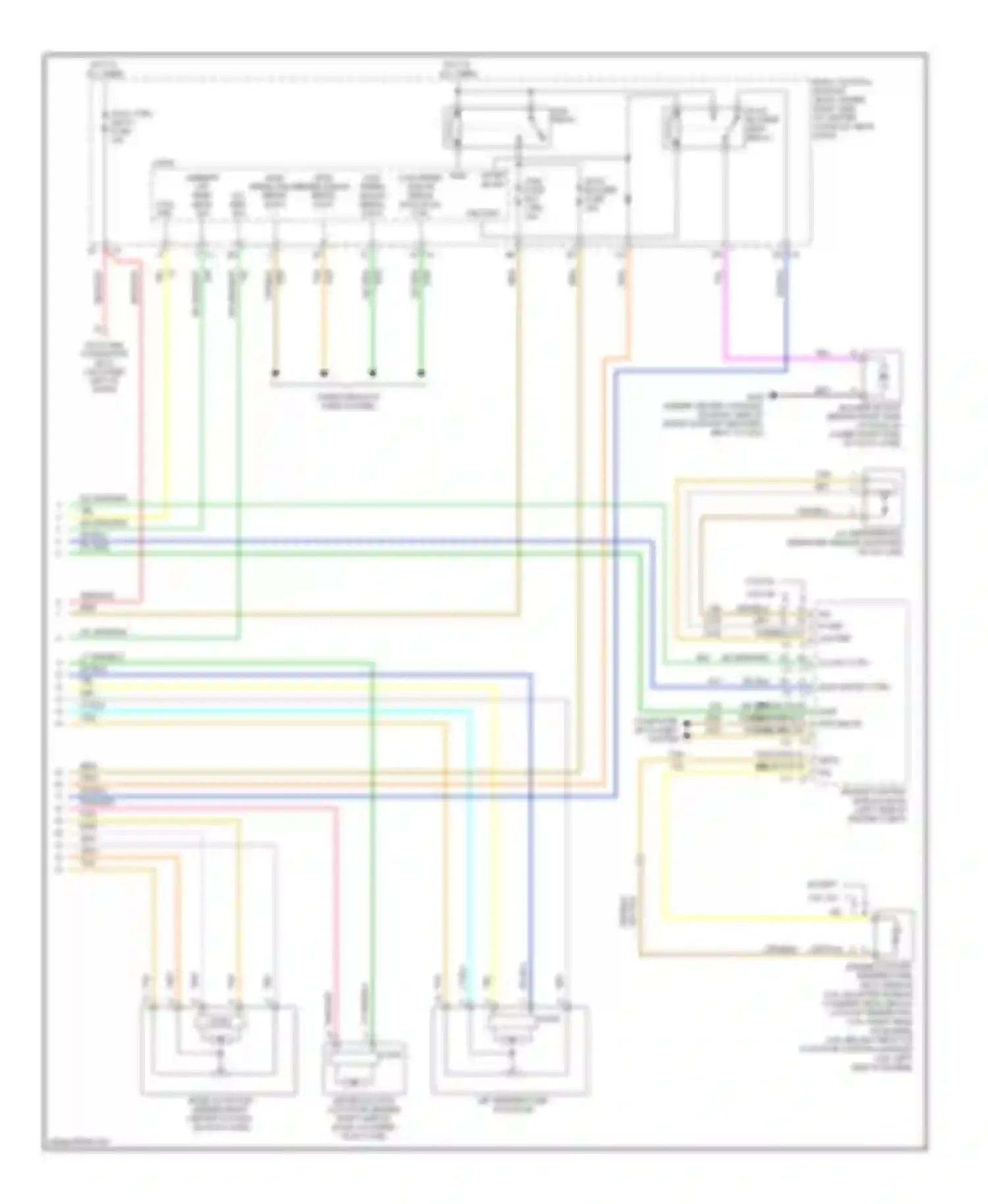 Wiring diagram air temperature actuator for Pontiac G6 I (2004-2009) (2 of 2)