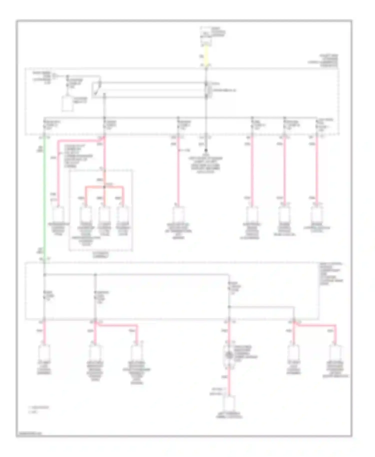 Wiring diagram a/t shift lock control assembly for Pontiac G6 I (2004-2009) (6 of 7)